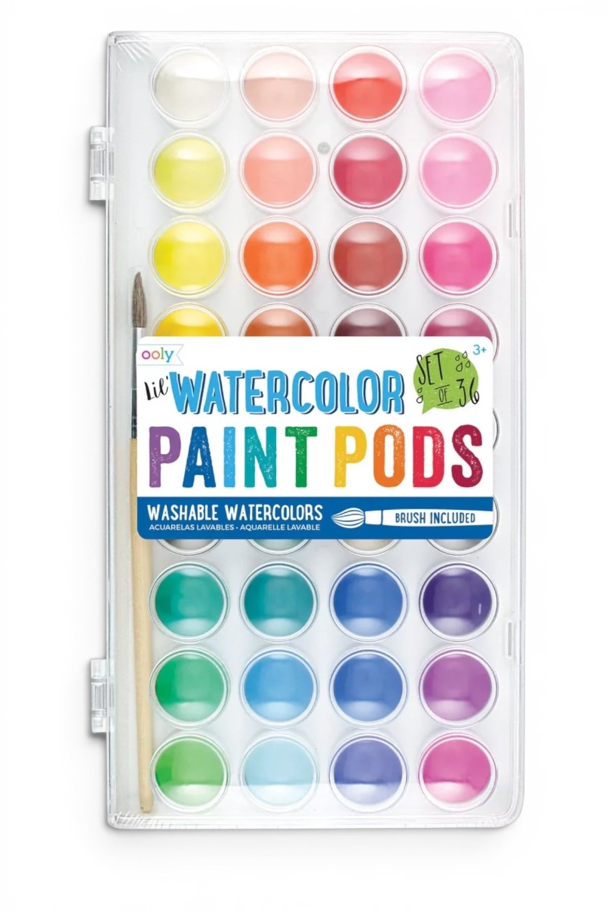 Ooly Lil Paint Pods 36'lı Sulu Boya Çok Renkli