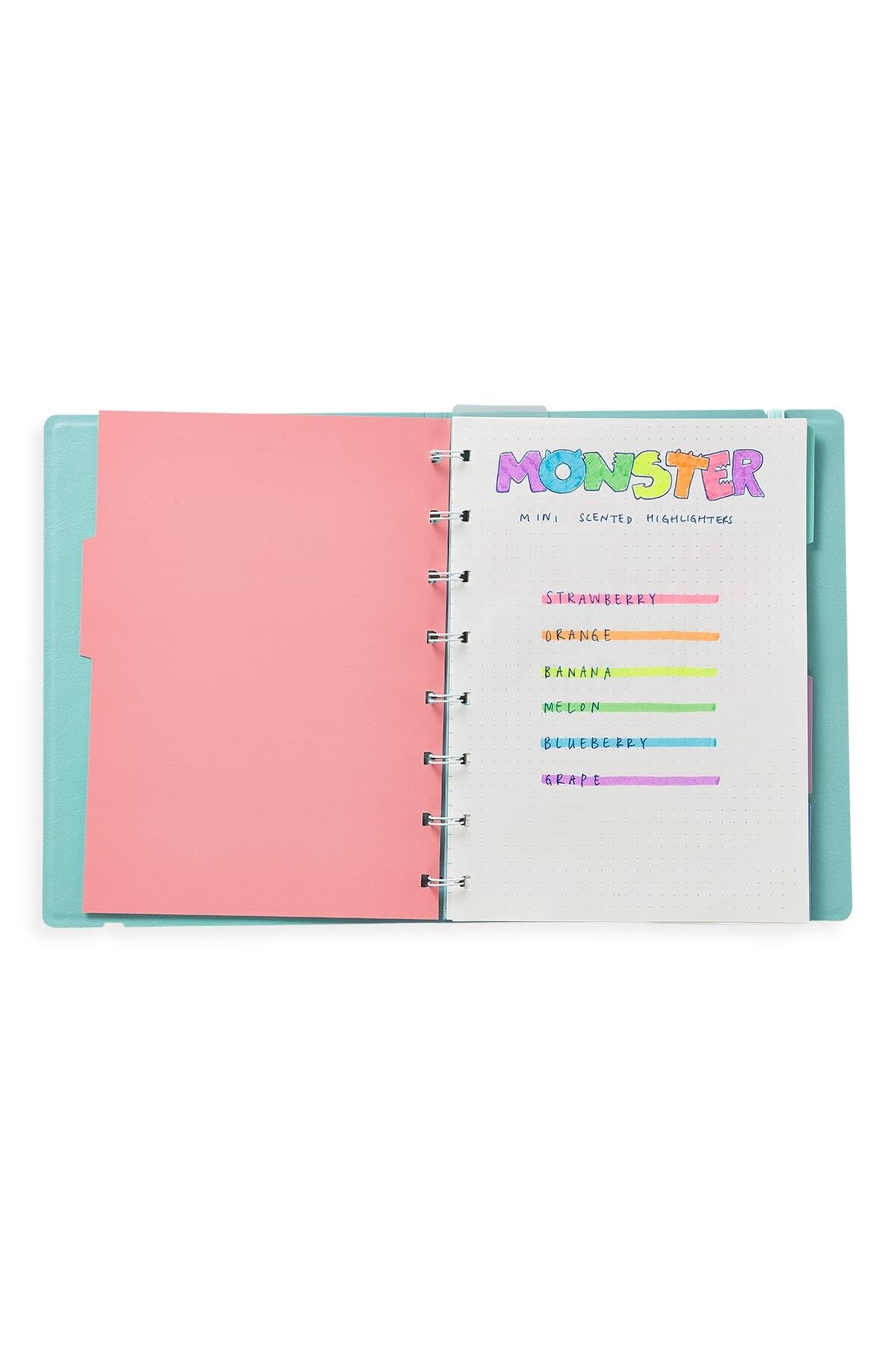 Ooly Monster Mini Kokulu 6lı Highlighter Çok Renkli