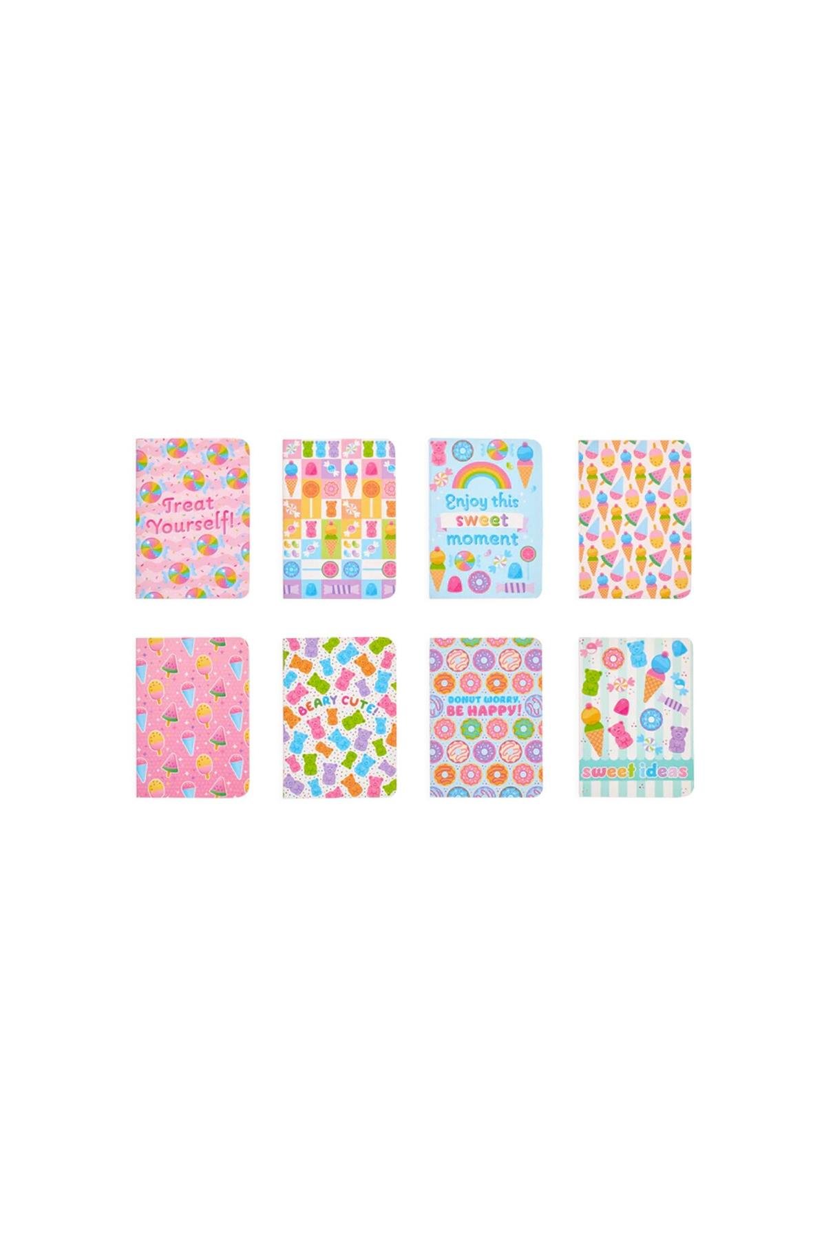 Ooly Pocket Pal Mini 8li Defter Seti - Sugar Joy Çok Renkli