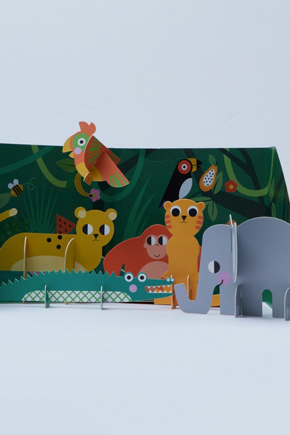 Ooly Pop! Make& Play Açılabilir Oyun Seti - Into The Jungle Çok Renkli