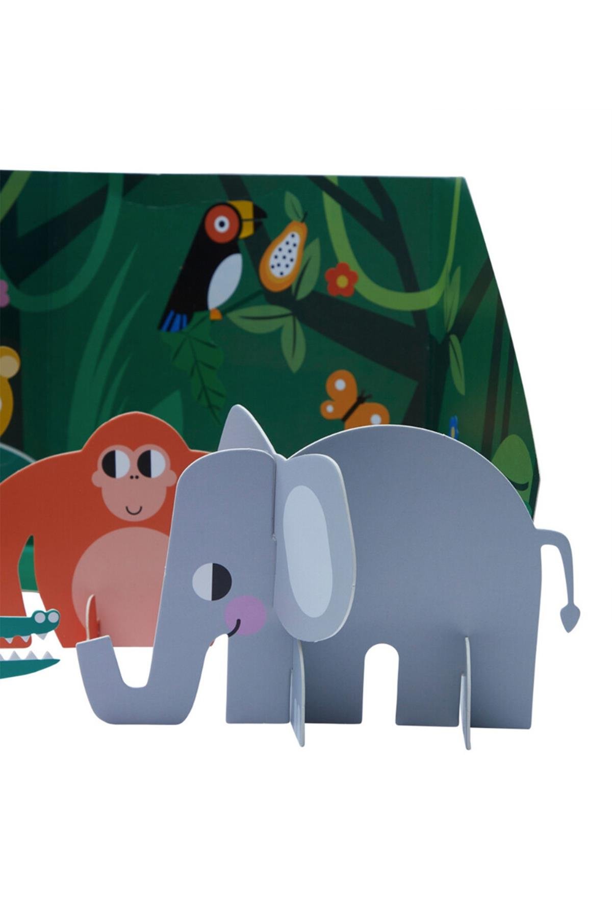 Ooly Pop! Make& Play Açılabilir Oyun Seti - Into The Jungle Çok Renkli
