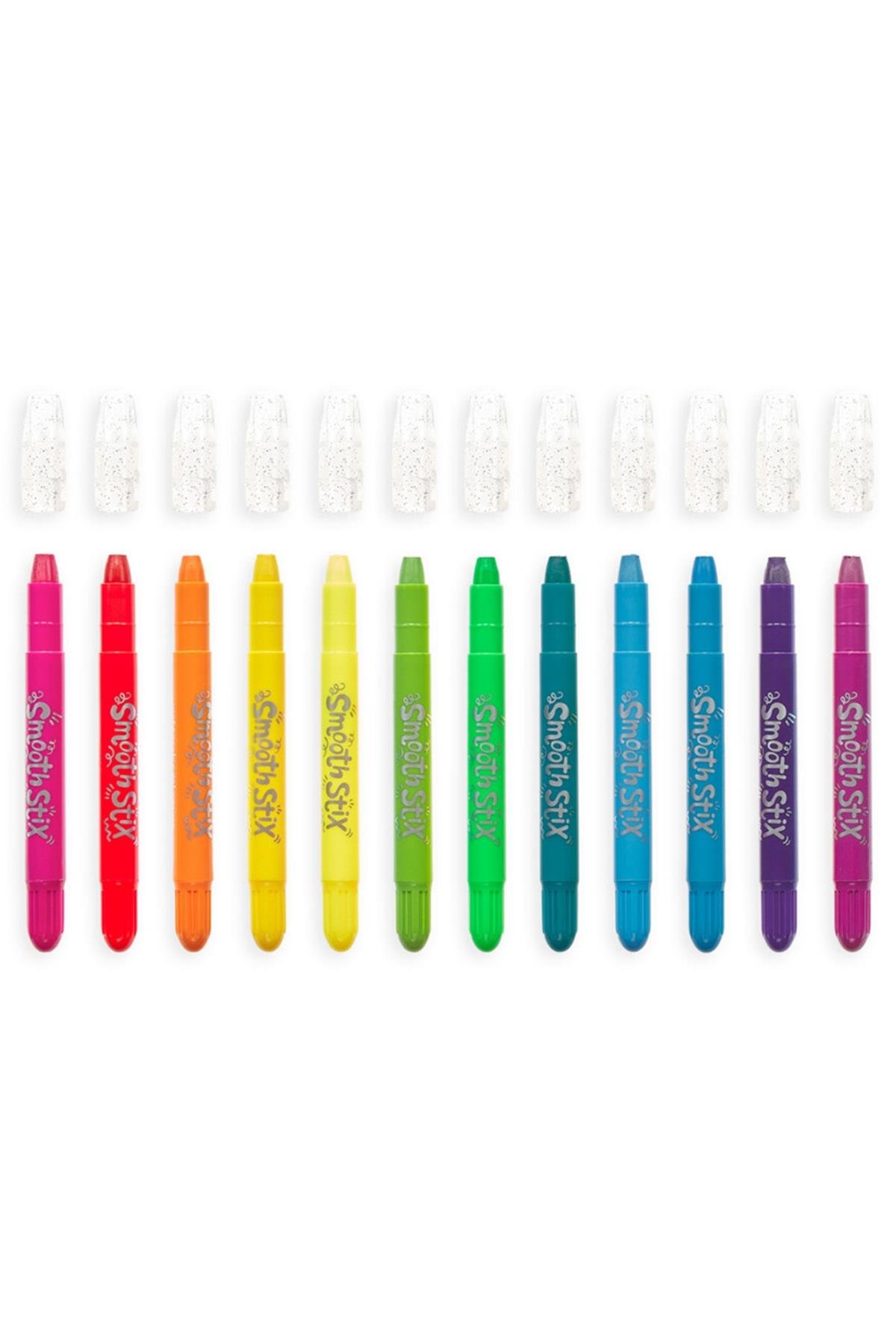 Ooly Smooth Stix Sulu Boya Efektli 24lü Jel Boya Kalemi Çok Renkli