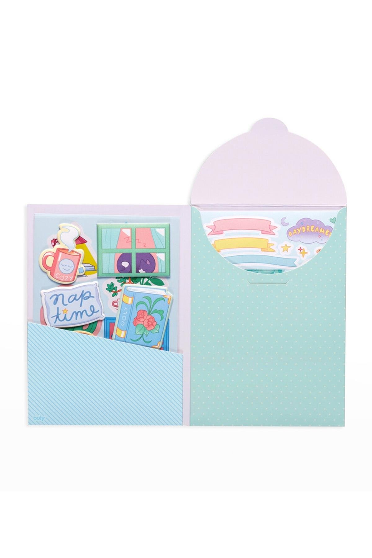 Ooly Sticker Stash Çıkartma Seti - Indoorsy Çok Renkli