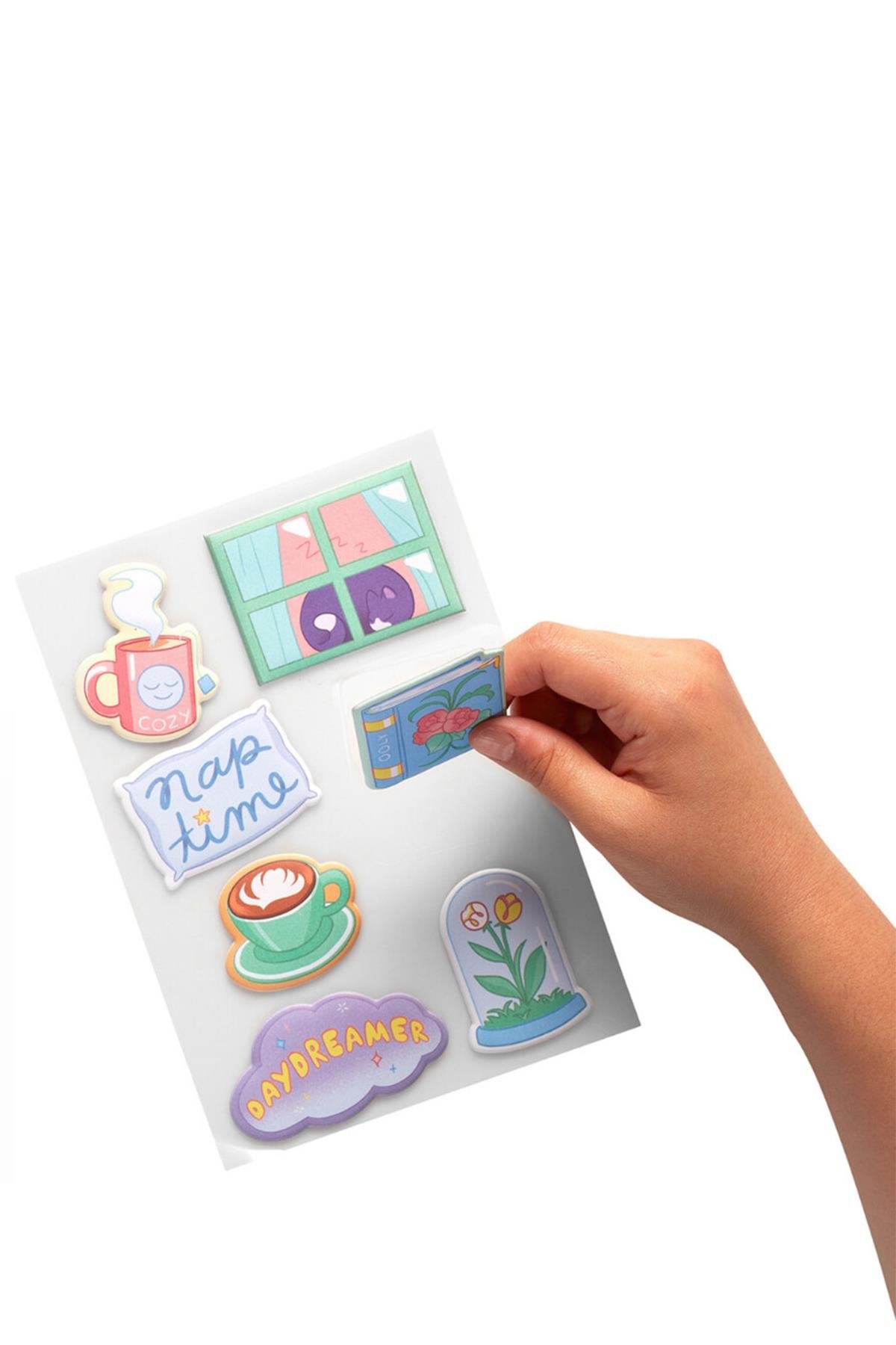 Ooly Sticker Stash Çıkartma Seti - Indoorsy Çok Renkli