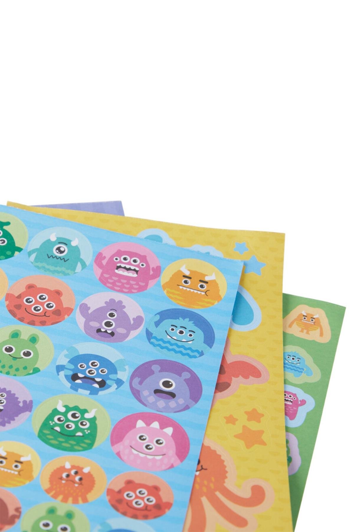 Ooly Stickiville Çıkartma Kitabı - Monsters Çok Renkli