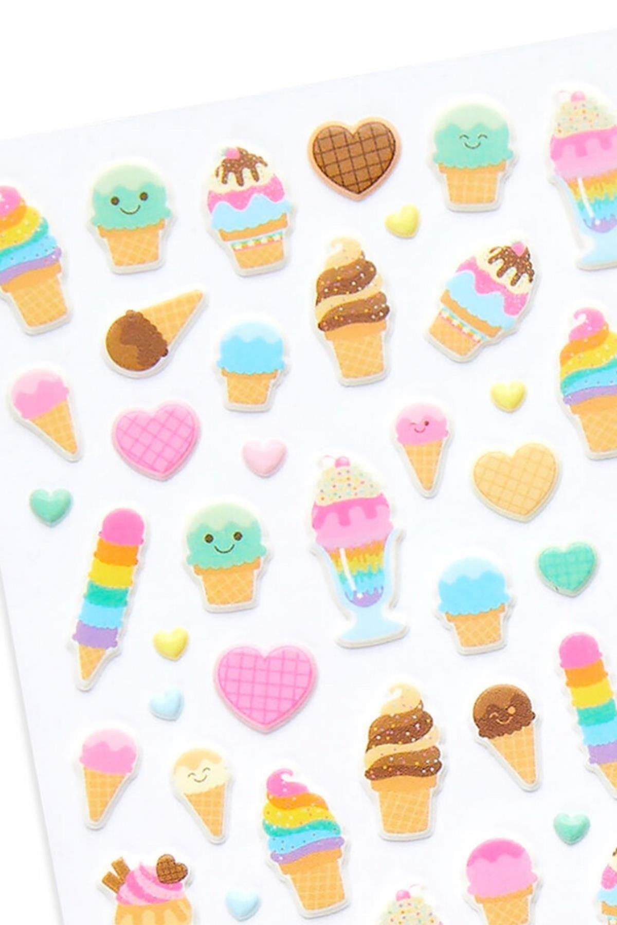 Ooly Stickiville Çıkartmalar - Ice Cream Dream Çok Renkli