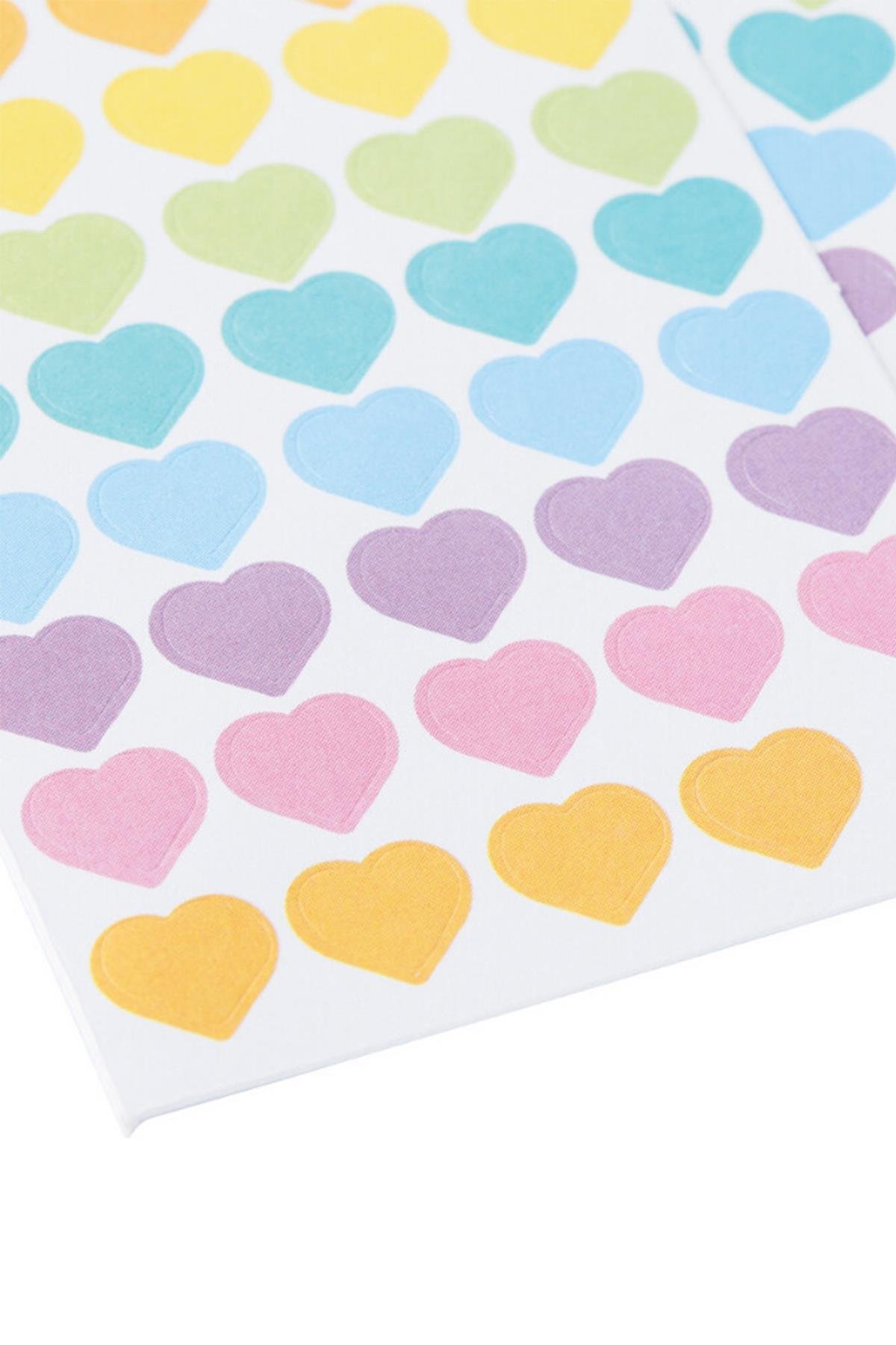 Ooly Stickiville Çıkartmalar - Mini Hearts Çok Renkli