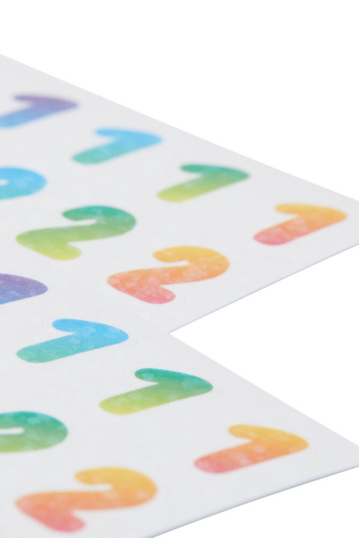 Ooly Stickiville Çıkartmalar - Rainbow Numbers Çok Renkli