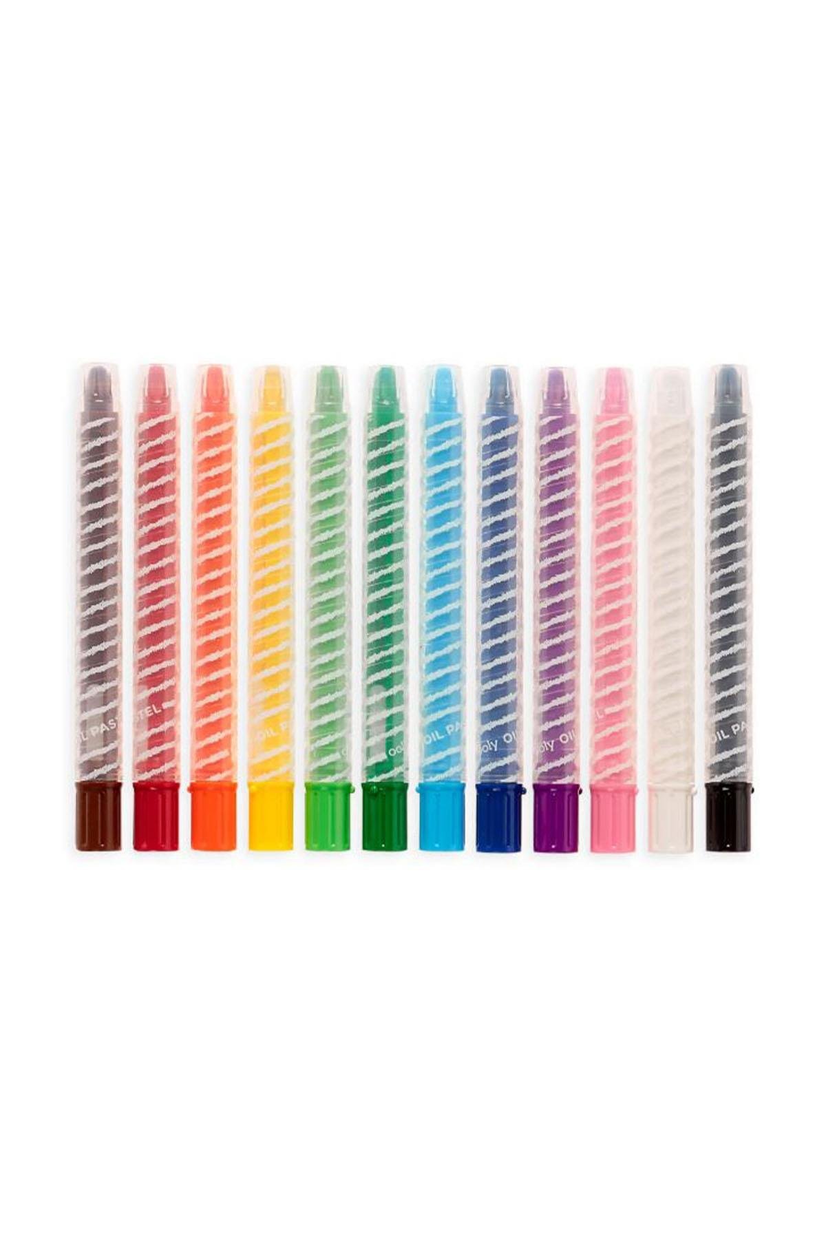 Ooly Twisty Stix 12li Yağlı Pastel Boya Çok Renkli