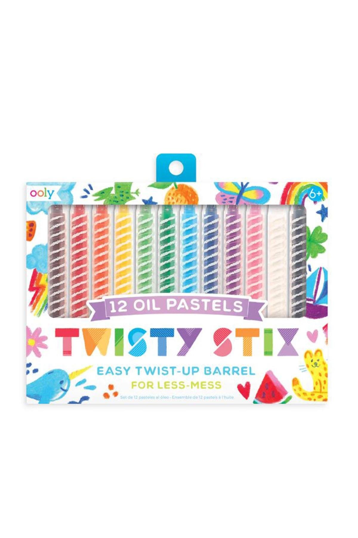 Ooly Twisty Stix 12li Yağlı Pastel Boya Çok Renkli