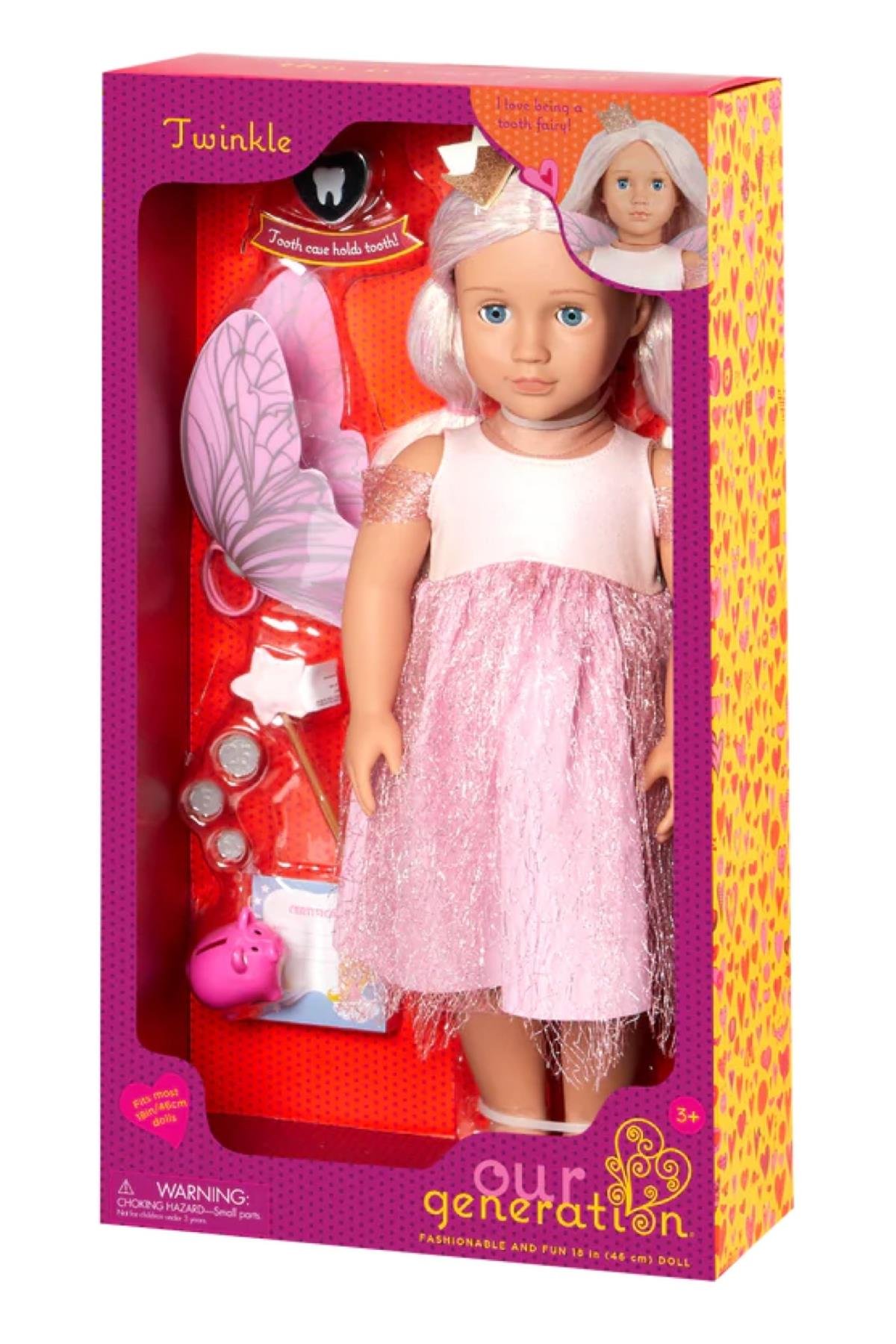 Our Generation Twinkle Oyuncak Bebek - 46 cm Çok Renkli