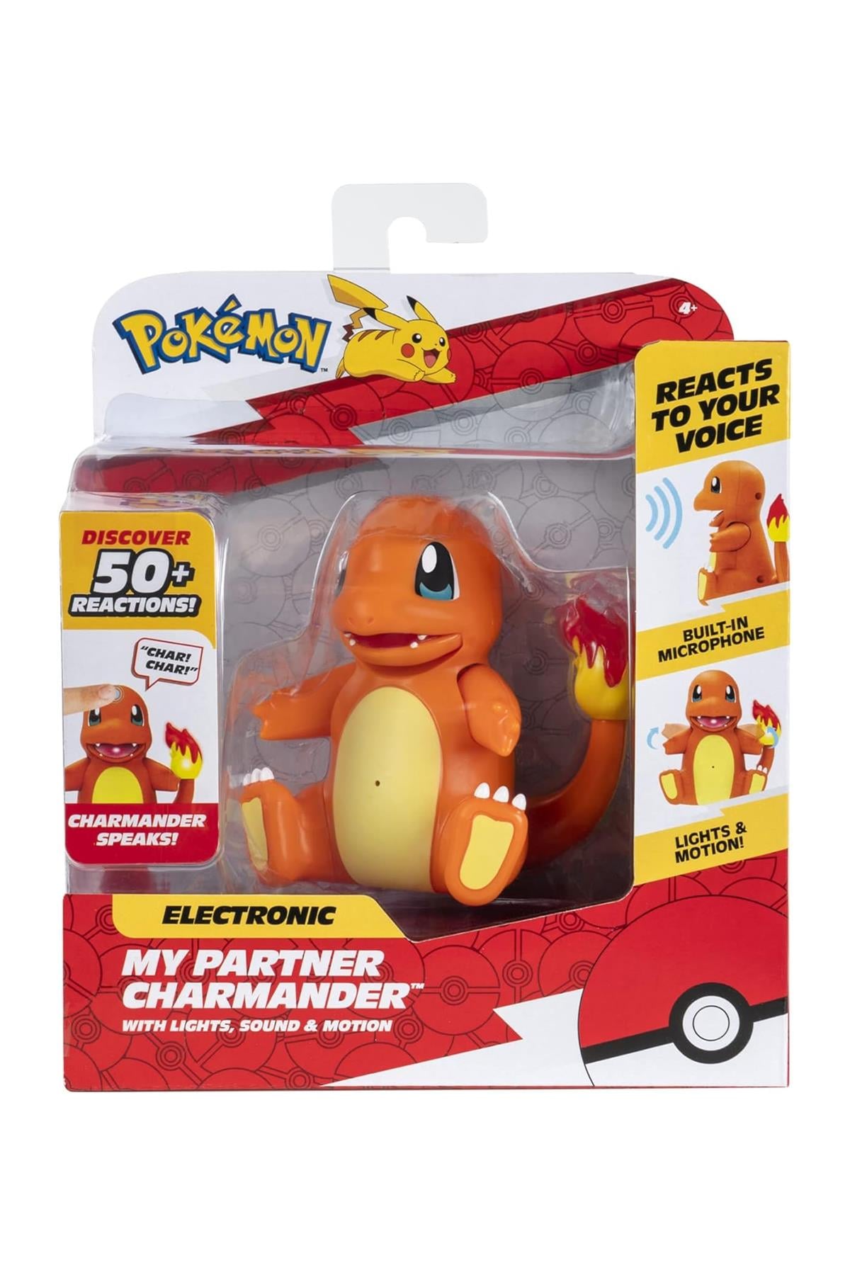 Pokemon Elektronik & İnteraktif Charmander Figür Çok Renkli