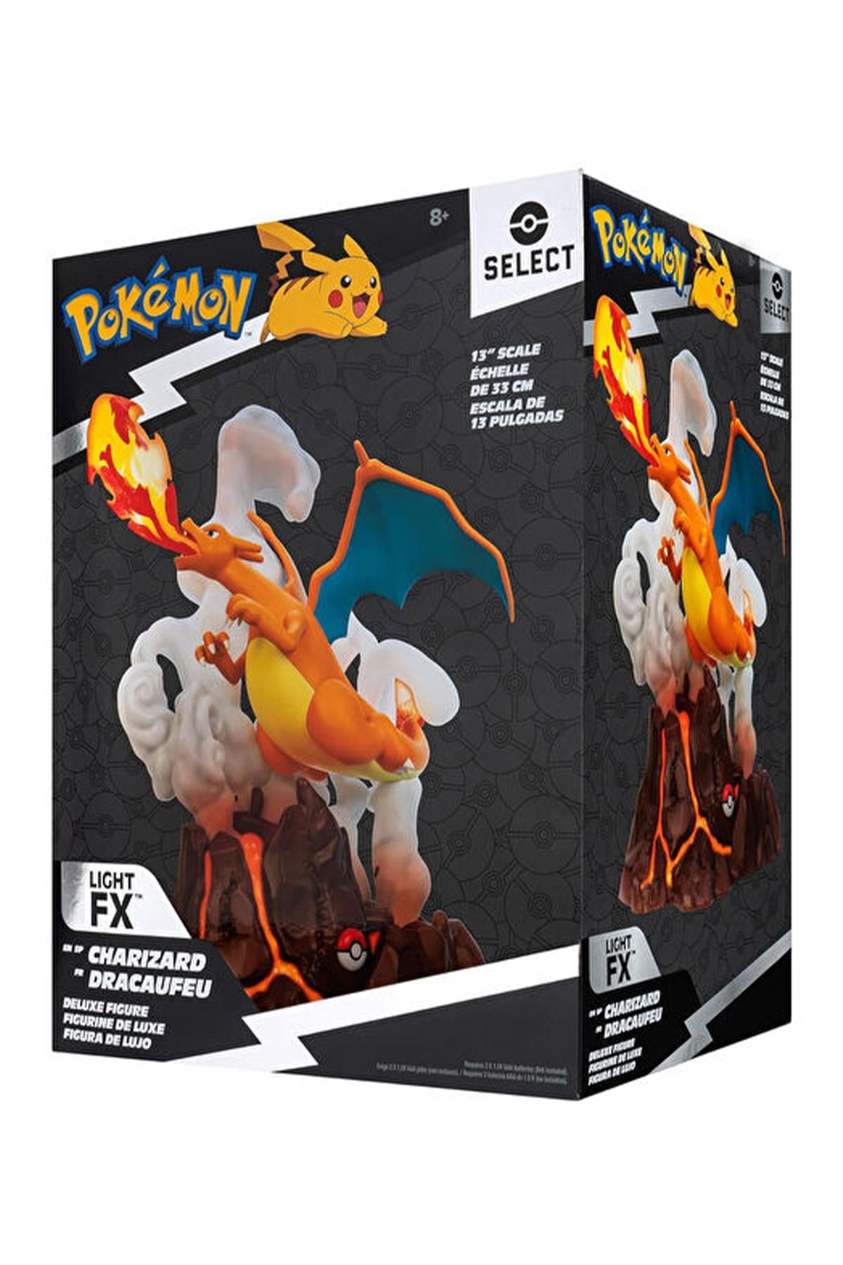 Pokemon Select Seri Lüks Koleksiyon Heykel Figür - Charizard Çok Renkli