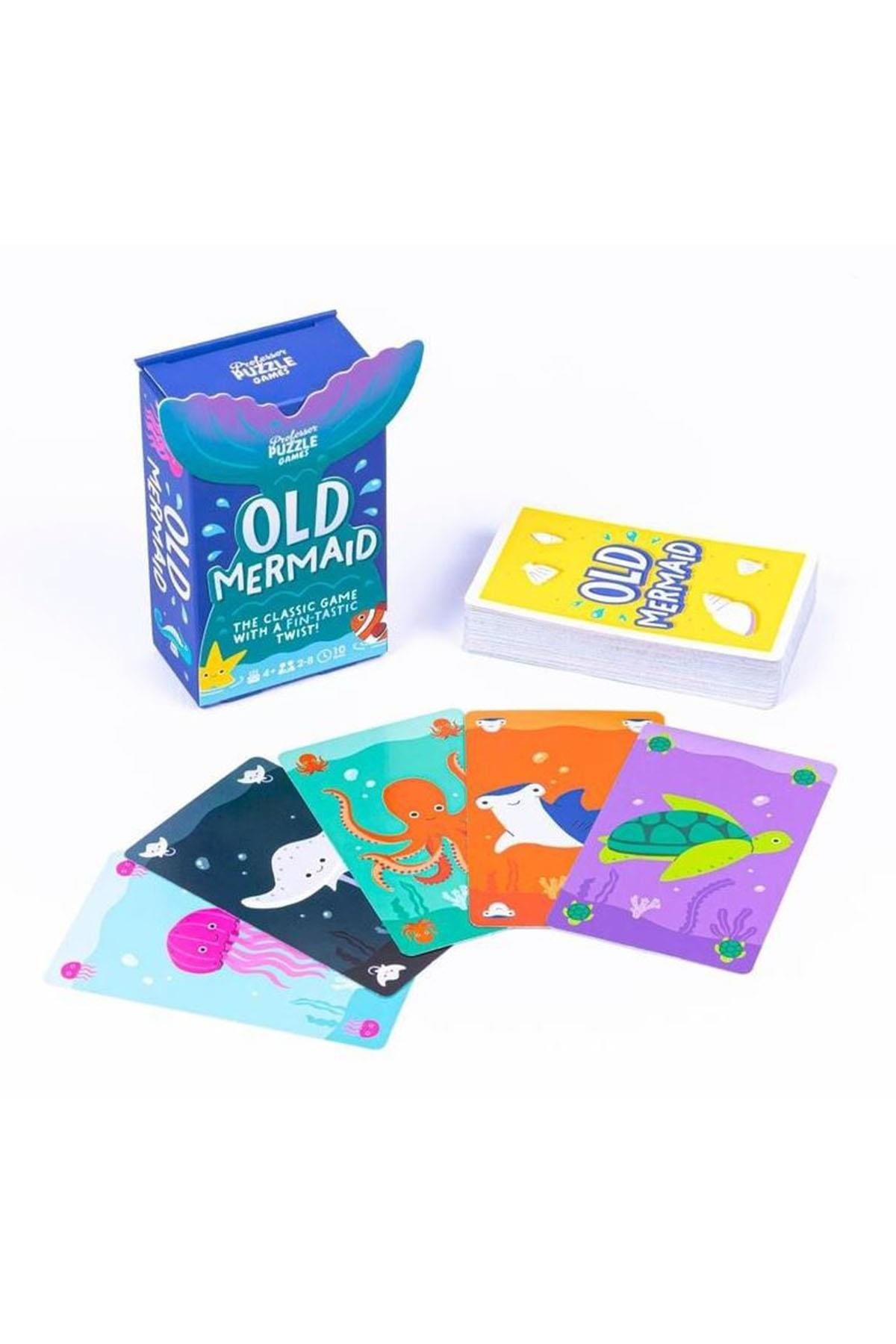 Profesor Puzzle / Eşleştirme Kart Oyunu - Old Mermaid Çok Renkli