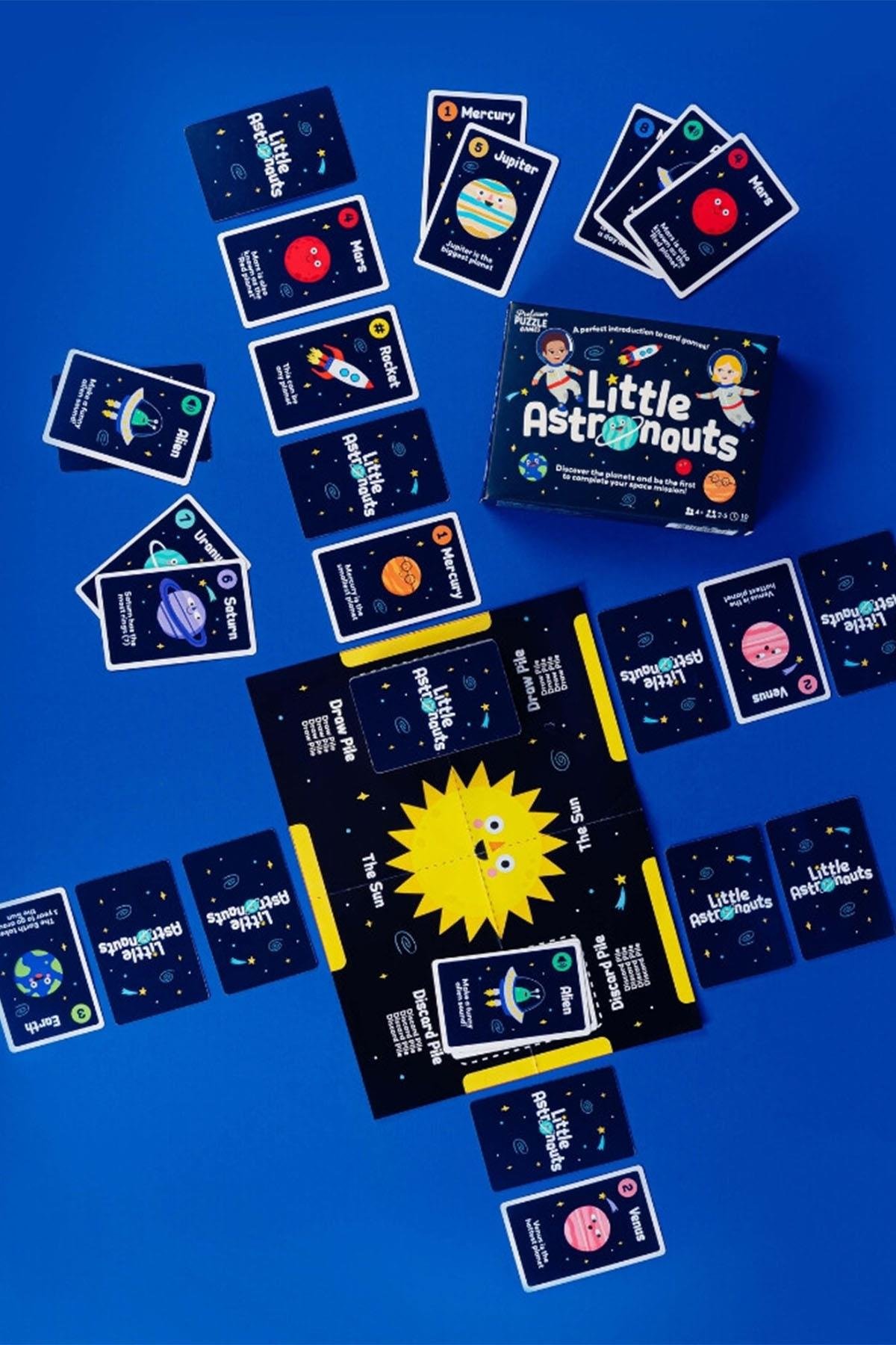 Profesor Puzzle / Kart Oyunu - Little Astronauts Çok Renkli
