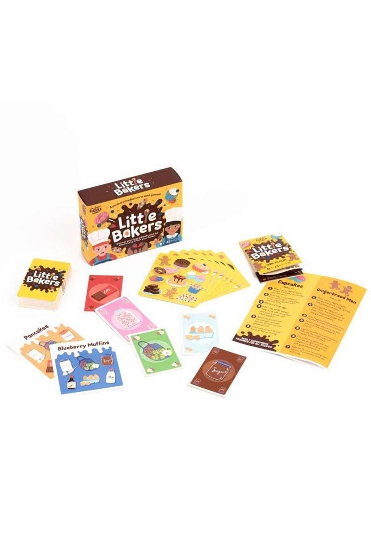 Profesor Puzzle / Kart Oyunu Little Bakers Çok Renkli
