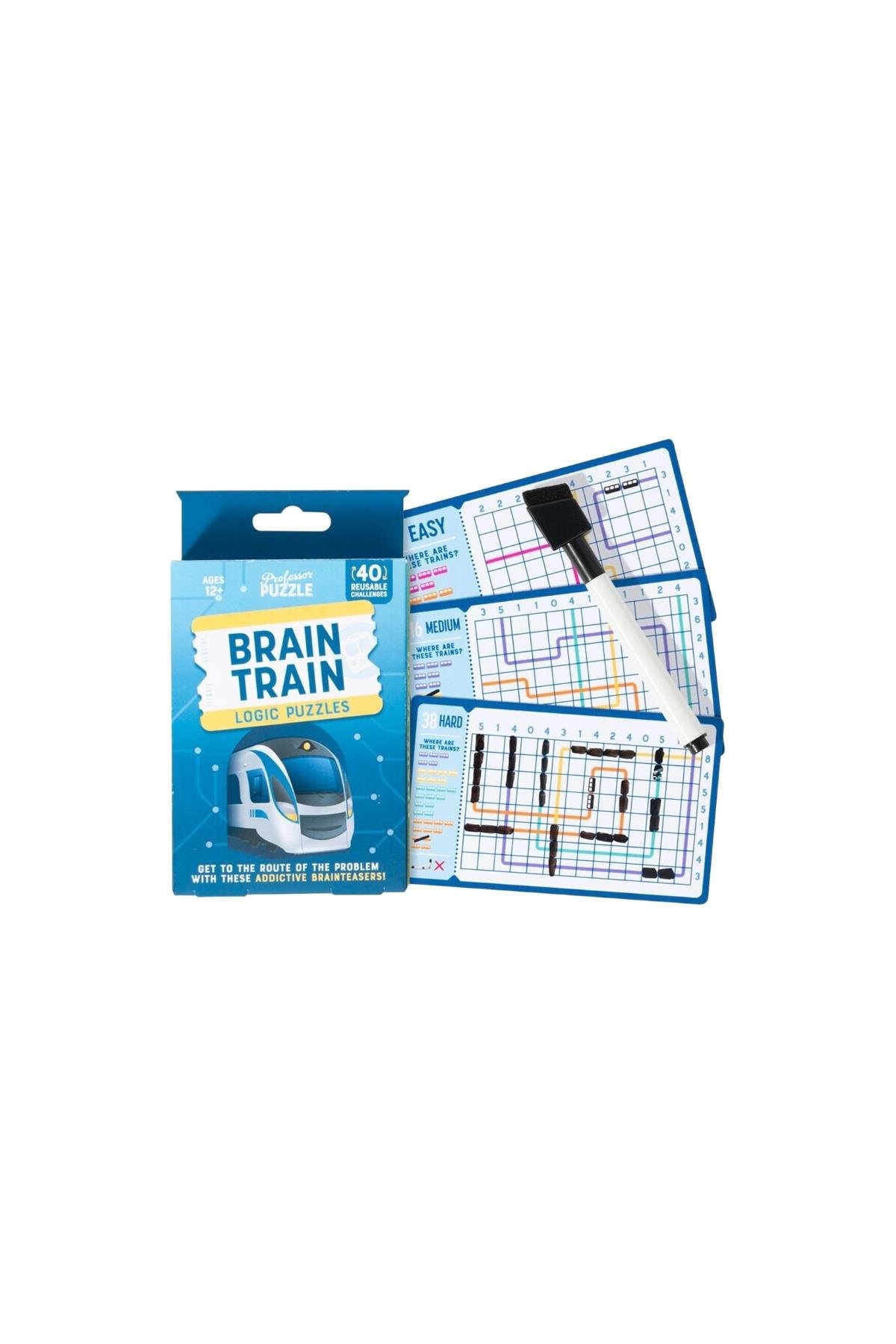Profesor Puzzle / Mantık Bulmacaları Brain Train Çok Renkli