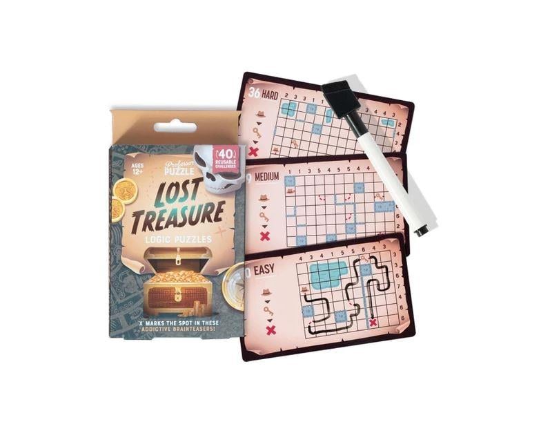 Profesor Puzzle / Mantık Bulmacaları Kayıp Hazine Çok Renkli