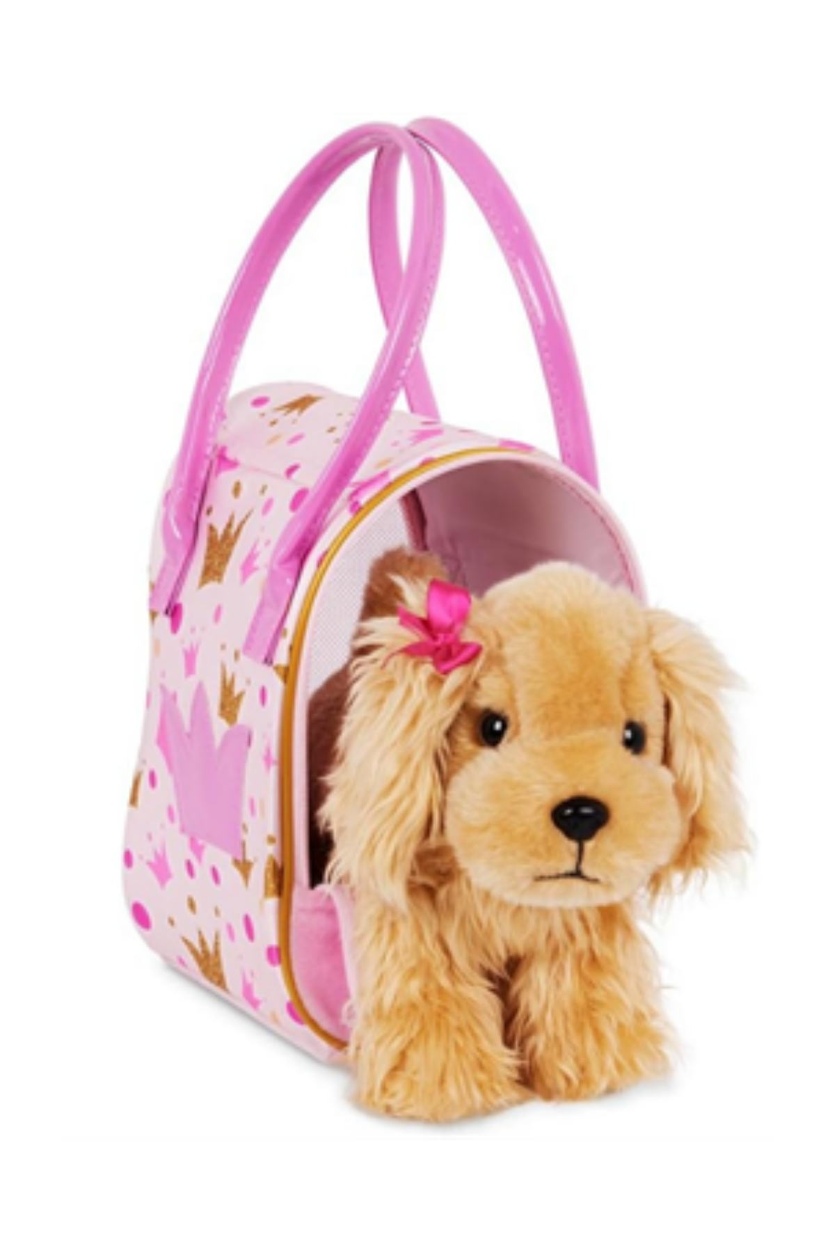 Pucci Pups Cocker Spaniel ve Pembe Çanta Çok Renkli