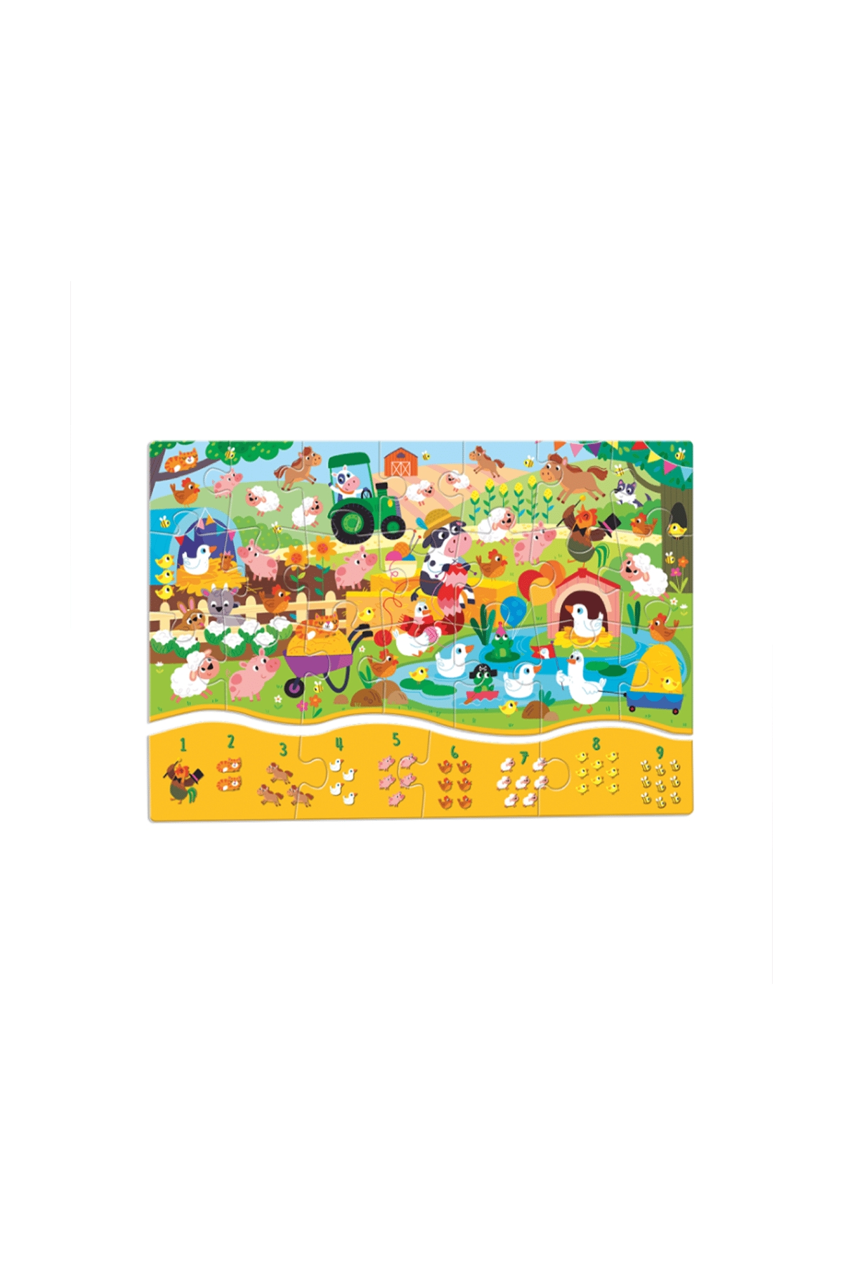 Puzzle 123 - Çiftlik Çok Renkli