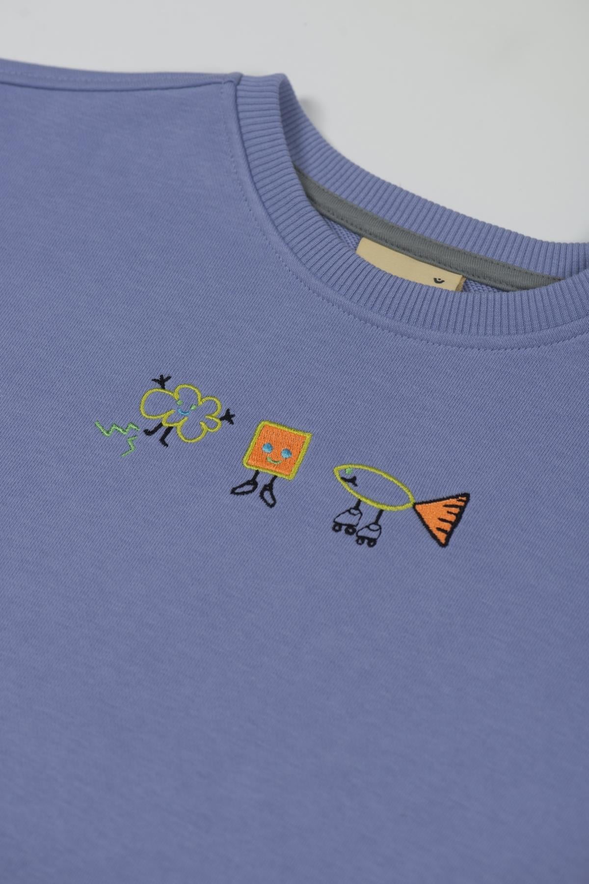 ROLLING TRIO SWEATSHIRT Lila