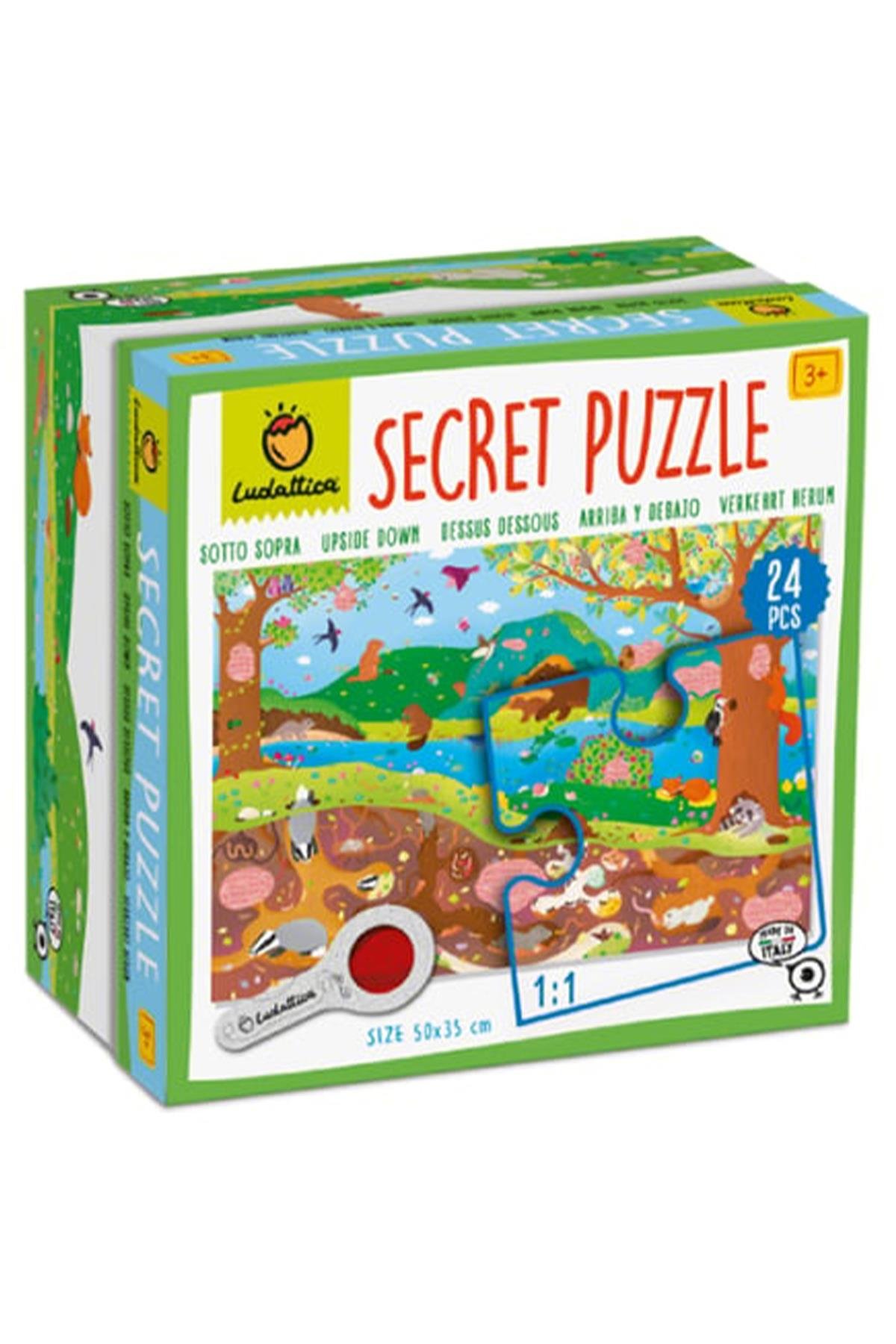 Saklı Puzzle - Yerin Altında Çok Renkli