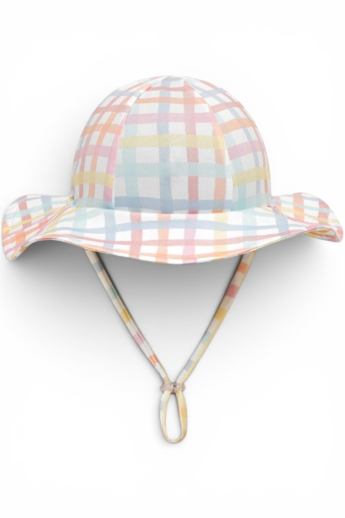 Sand Mother Sun Hat - Rainbow Gingham Çok Renkli