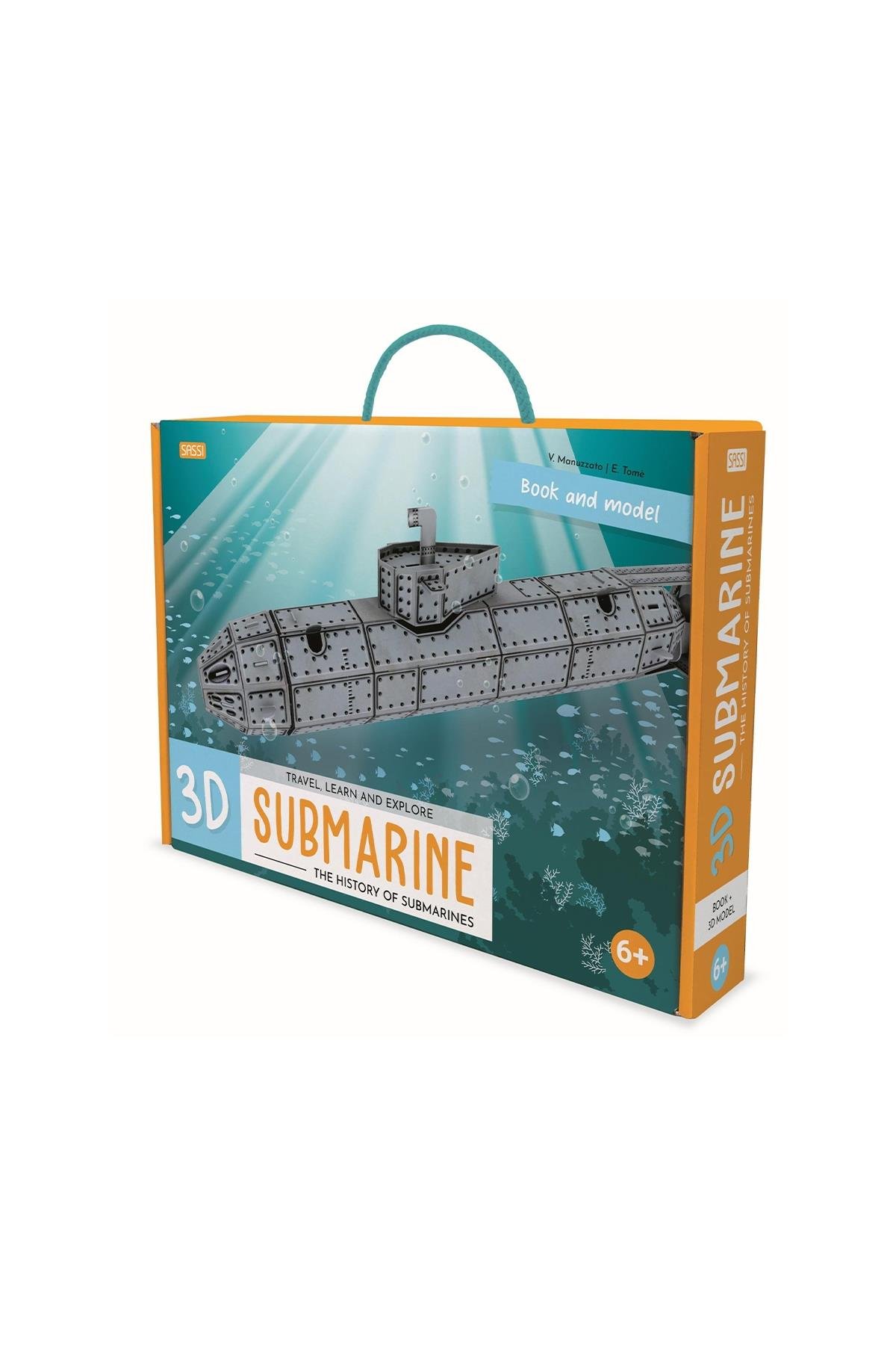 Sassi /3D SUBMARINE -BOOK AND 3D MODEL Çok Renkli