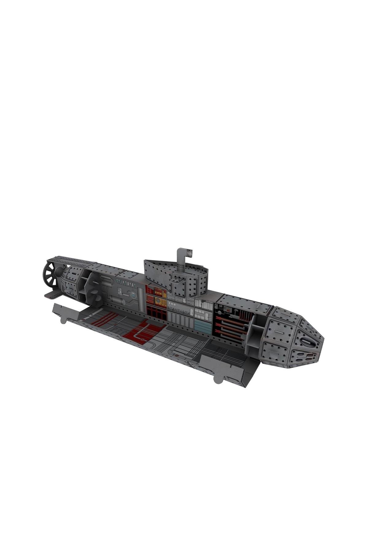 Sassi /3D SUBMARINE -BOOK AND 3D MODEL Çok Renkli