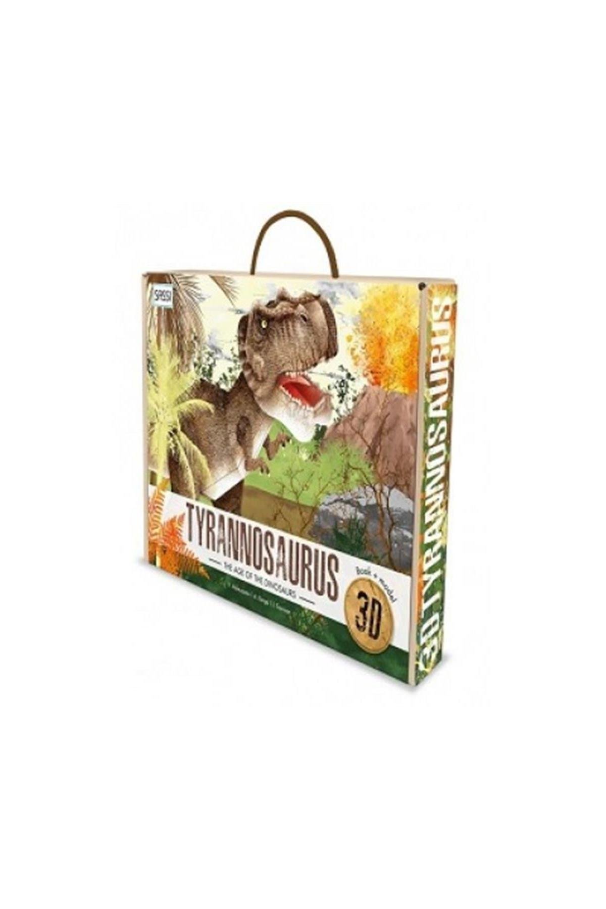 Sassi /3D TYRANNOSAURUS - BOOK AND 3D MODEL Çok Renkli