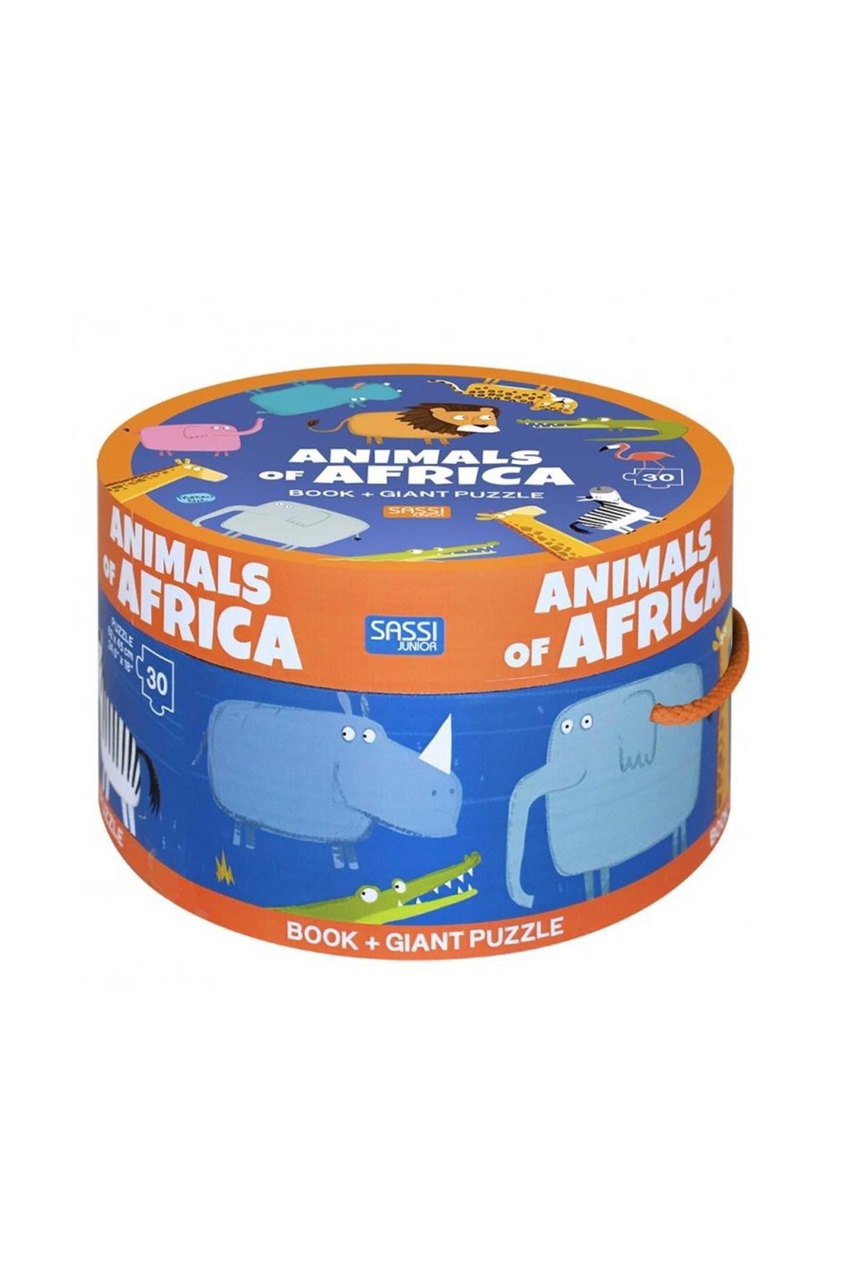 Sassi /ANIMALS OF AFRICA GIANT PUZZLE Çok Renkli