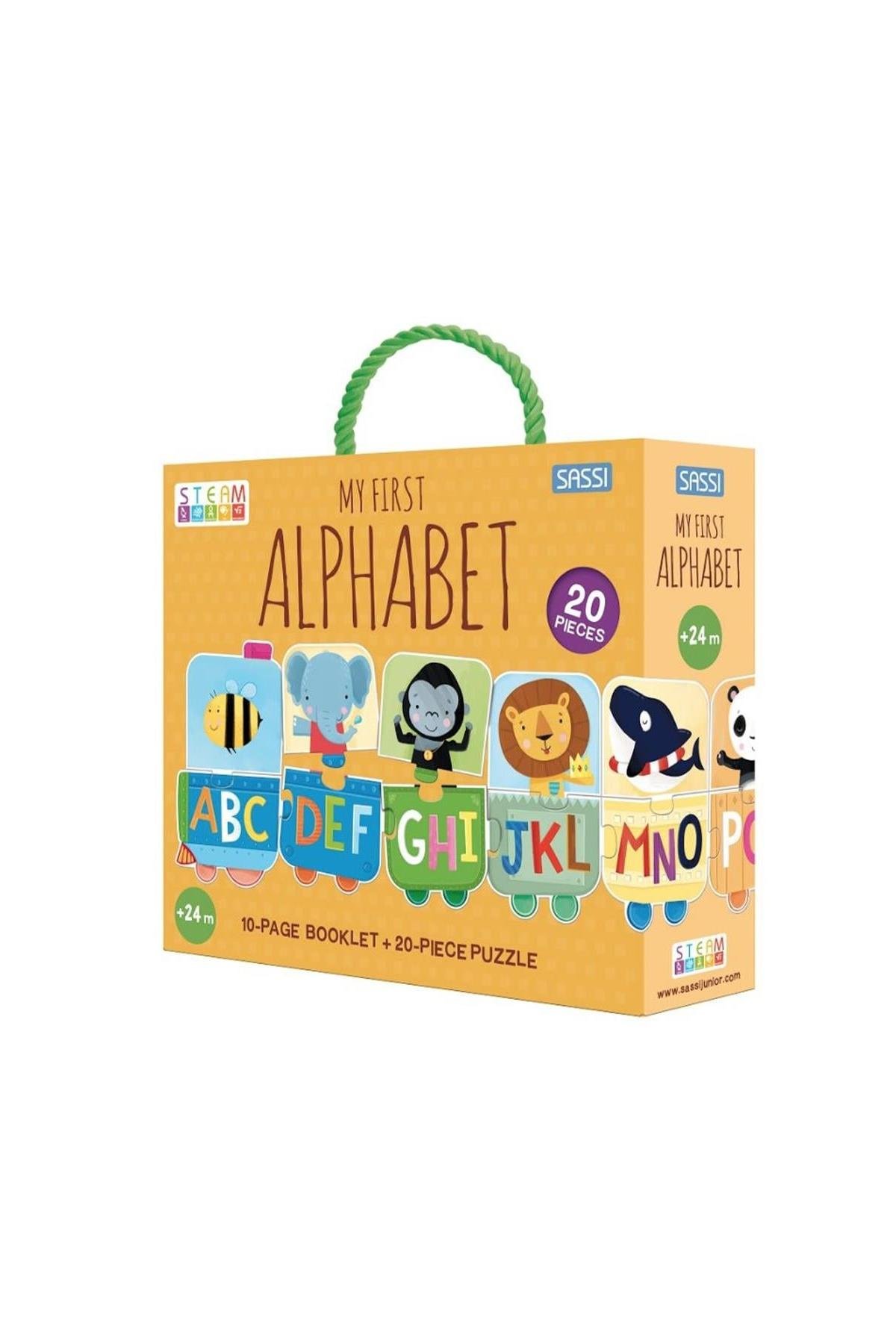 Sassi /MY FIRST ALPHABET - STEAM PUZZLE Çok Renkli