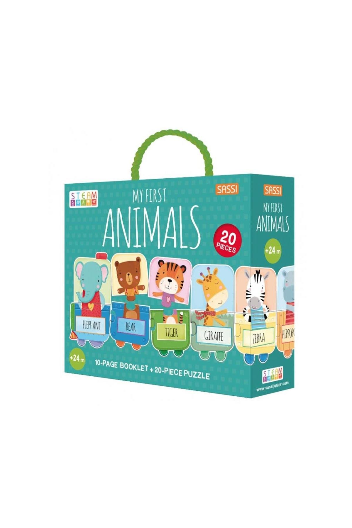 Sassi /MY FIRST ANIMALS - STEAM PUZZLE Çok Renkli