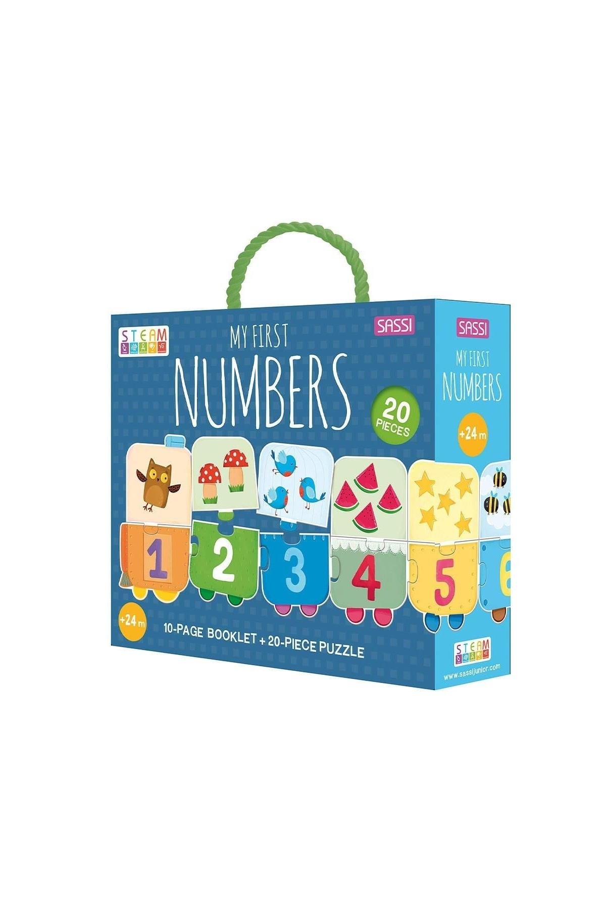Sassi /MY FIRST NUMBERS - STEAM PUZZLE Çok Renkli