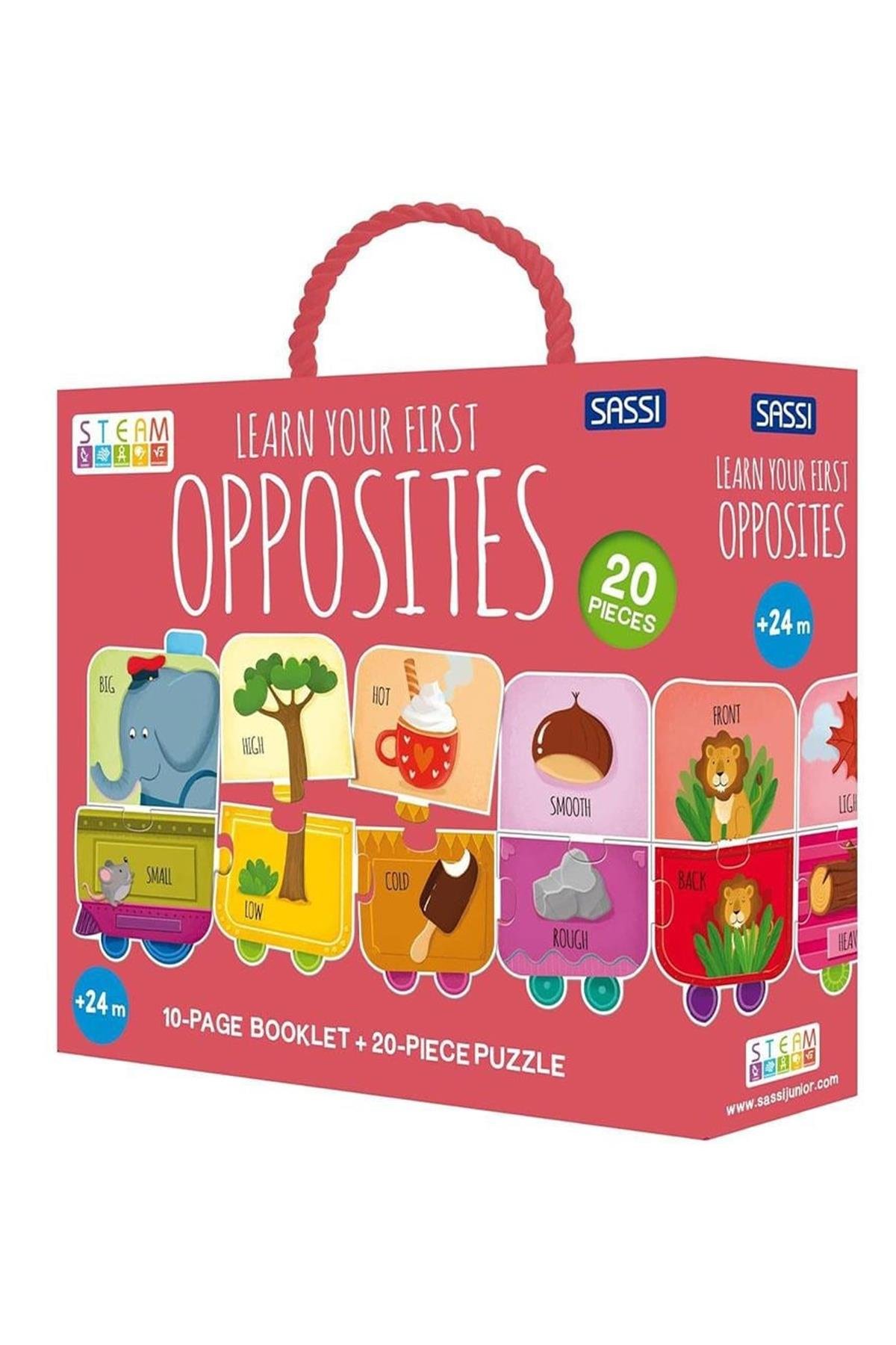 Sassi /MY FIRST OPPOSITES - STEAM PUZZLE Çok Renkli