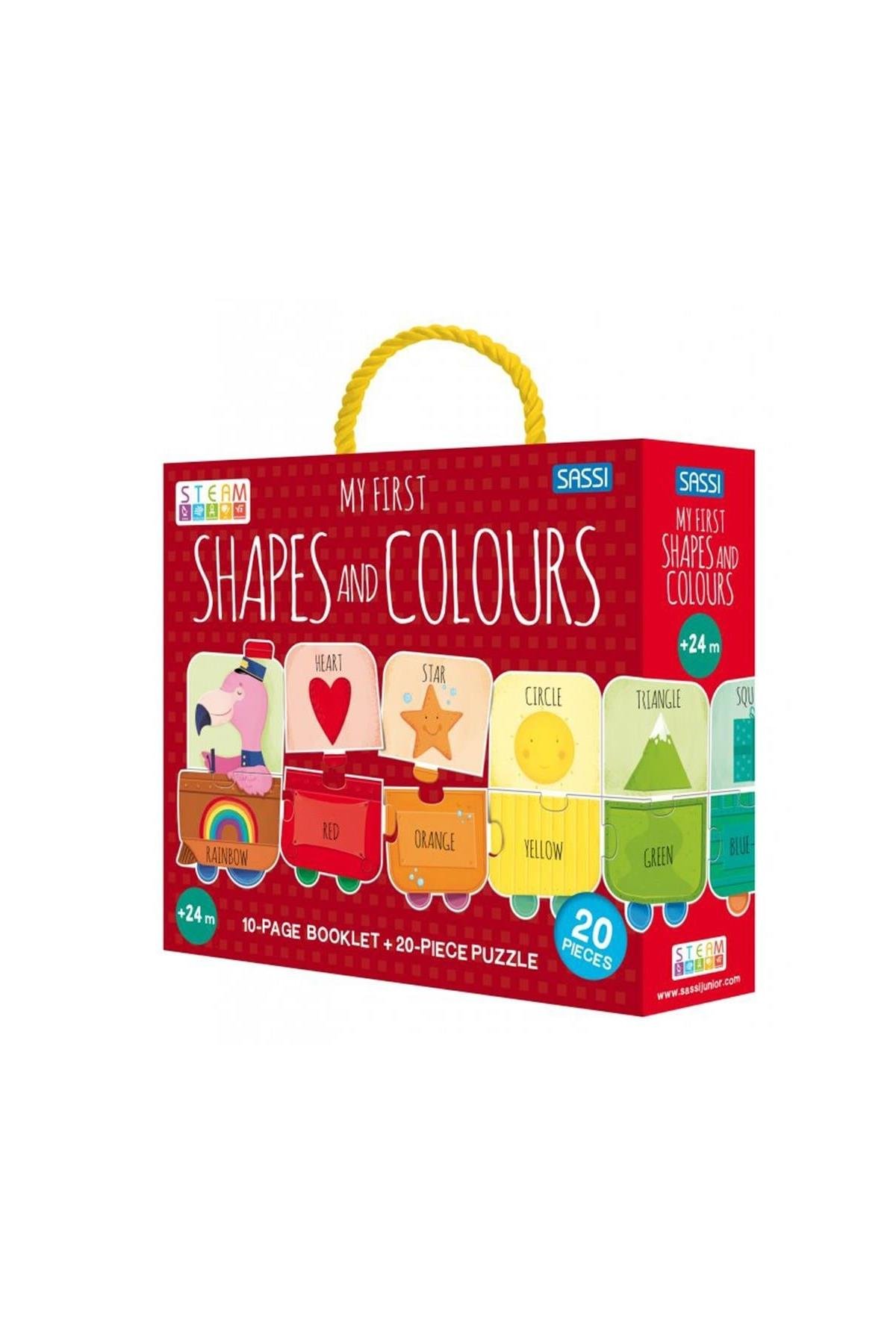 Sassi /MY FIRST SHAPES AND COLOURS - STEAM PUZZLE Çok Renkli