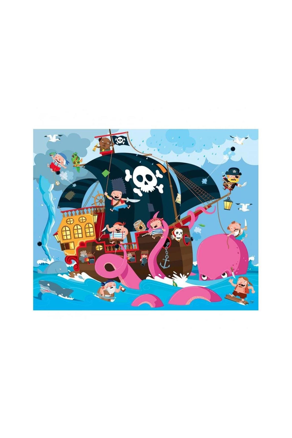 Sassi /PIRATES GIANT PUZZLE Çok Renkli