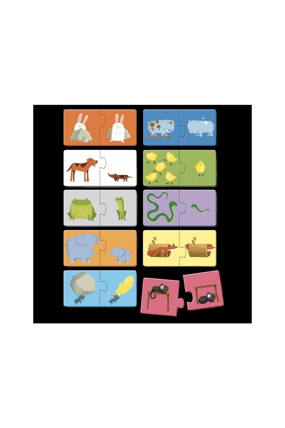 Sassi /PUZZLE 2 OPPOSITES Çok Renkli