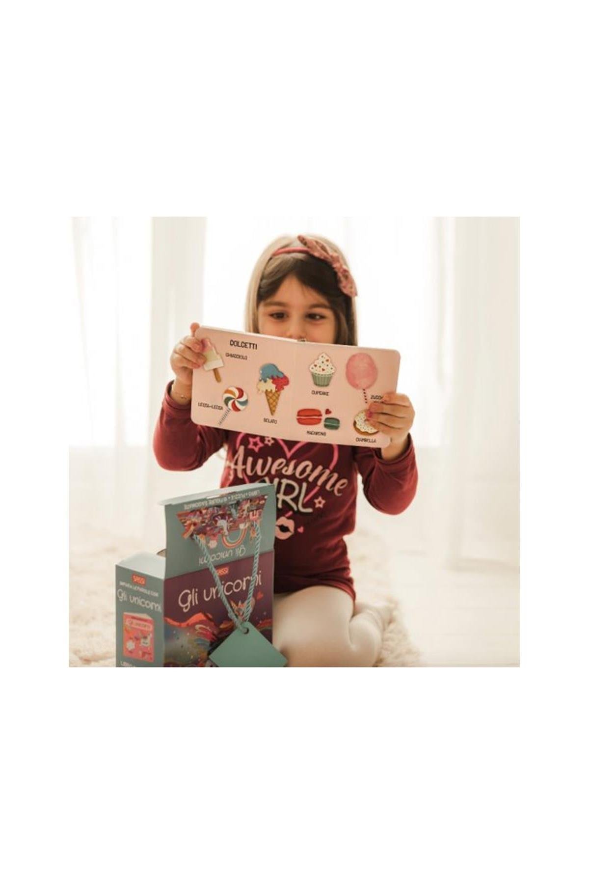 Sassi /READ AND LEARN WITH UNICORNS Çok Renkli