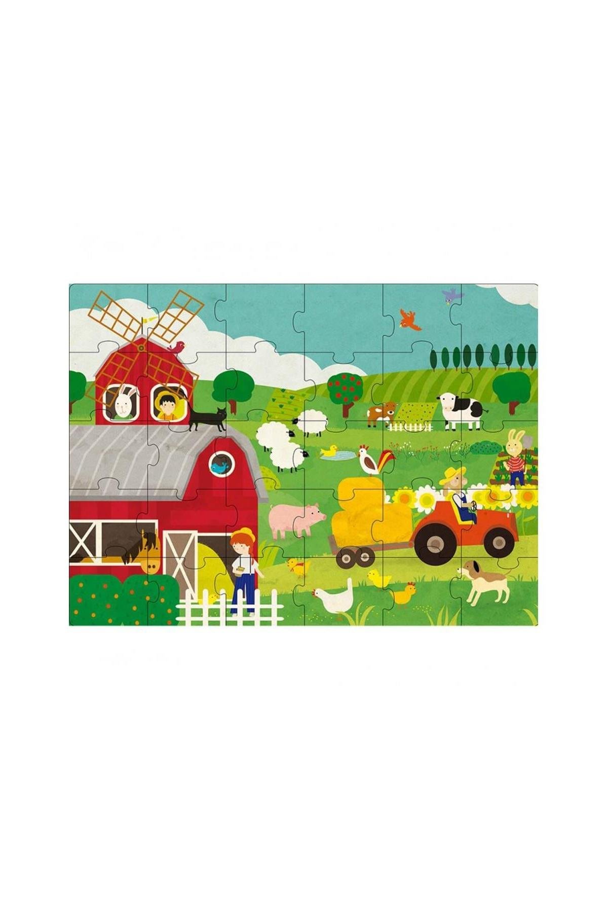 Sassi /THE FARM GIANT PUZZLE Çok Renkli