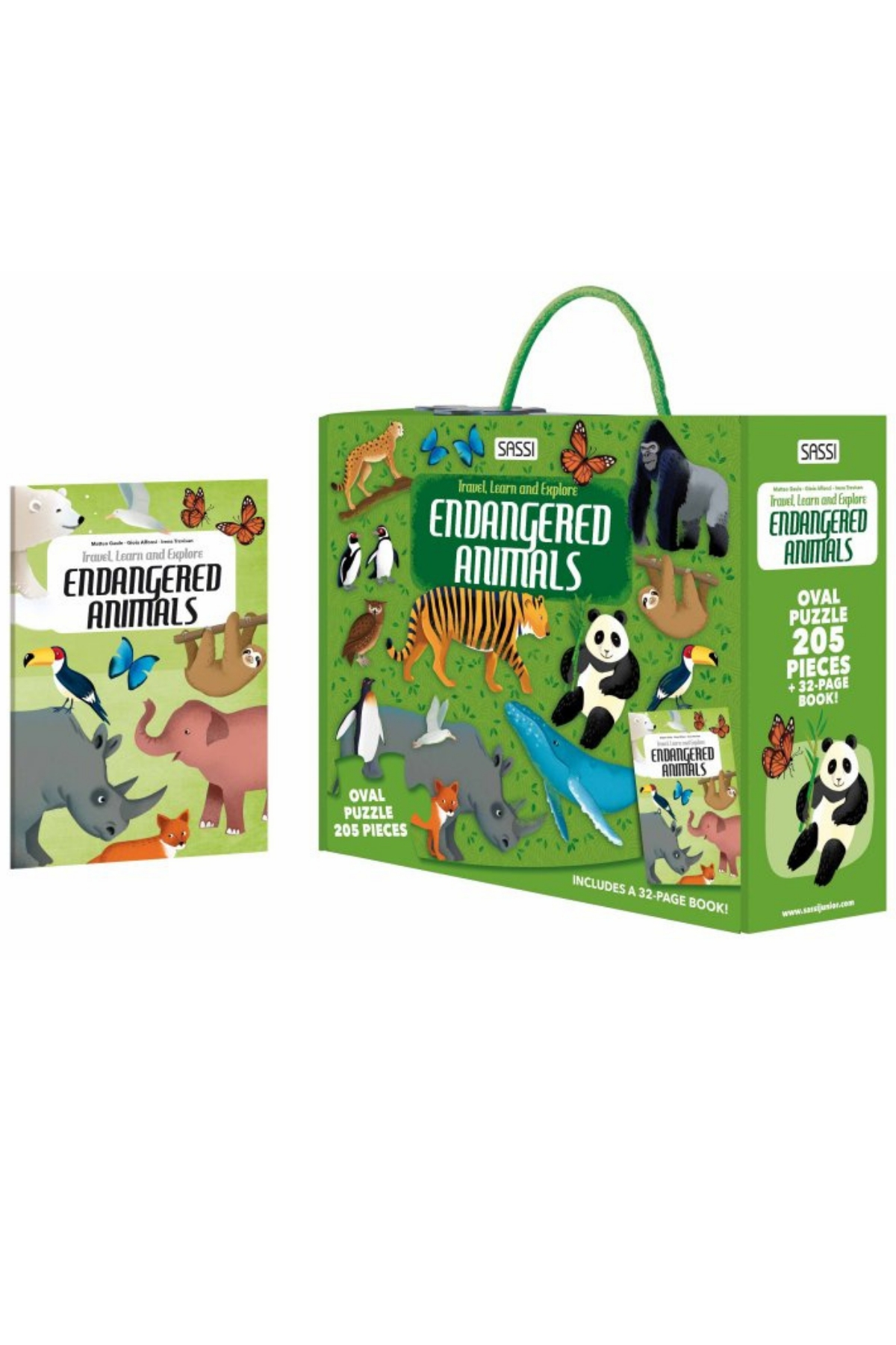 Sassi /TRAVEL, LEARN AND EXPLORE - ENDANGERED ANIMALS Çok Renkli