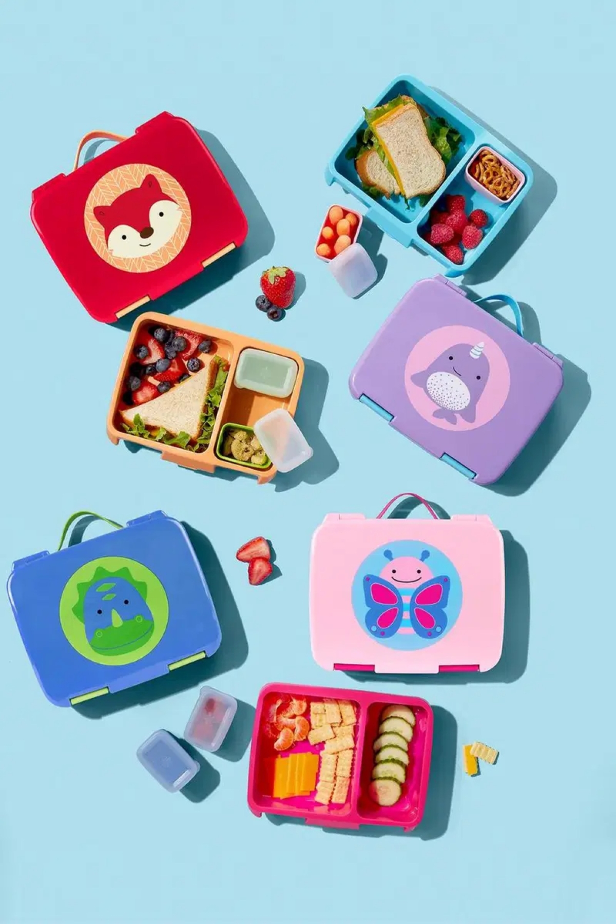 Skip Hop Zoo Bento Beslenme Kutusu Kelebek Çok Renkli