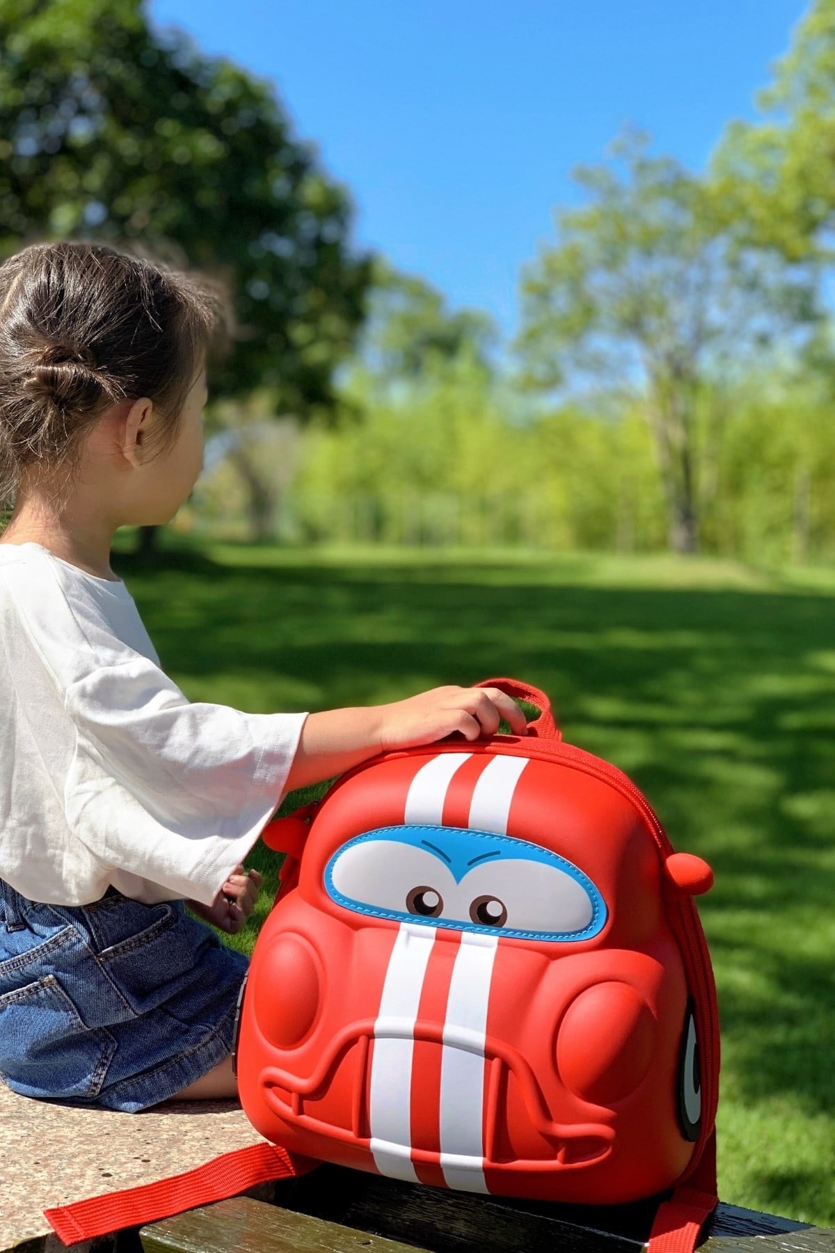 Supercute Car Sırt Çantası Kırmızı