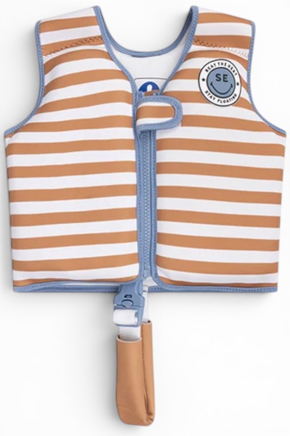 Swim Essentials Brown Stripes Köpük Dolgulu Yüzme Yeleği 2-3 Yaş Çok Renkli