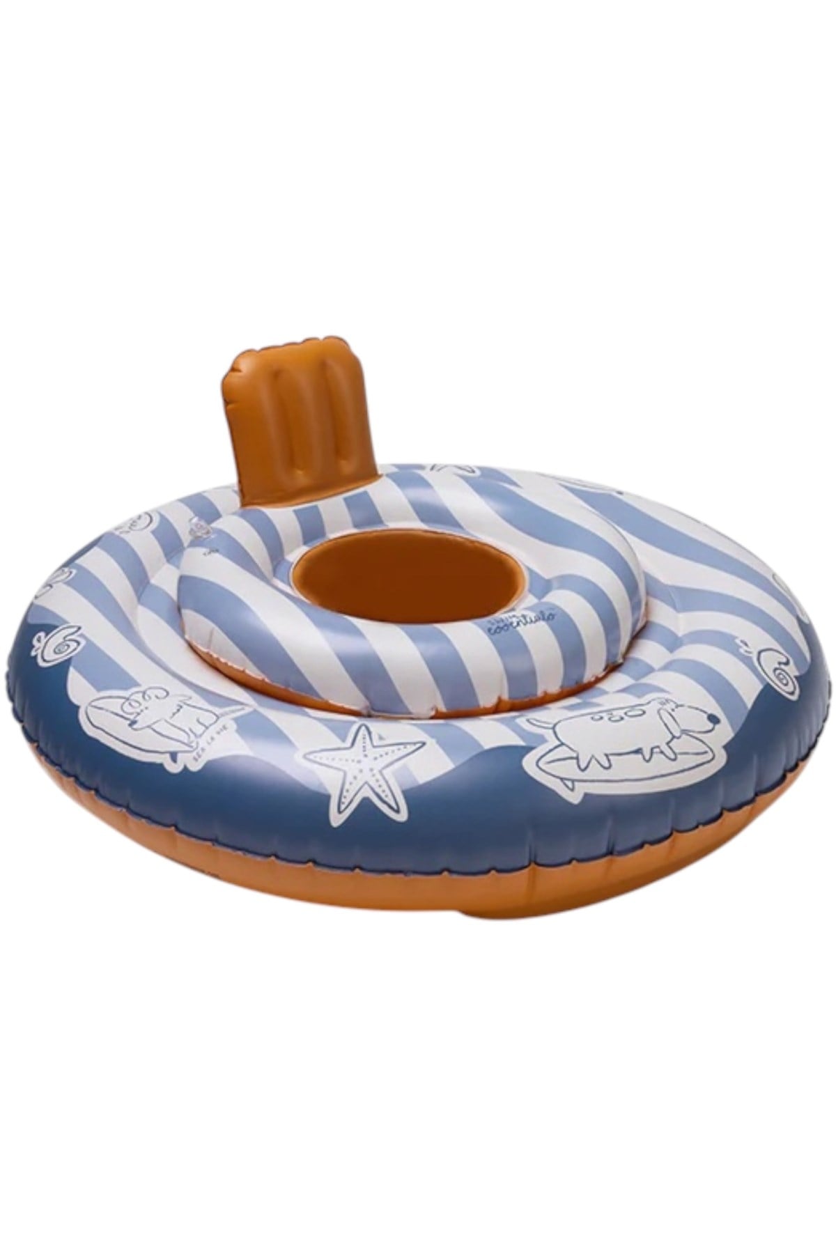 Swim Essentials Surfer Bebek Sırt Destekli Yüzme Simidi 1-2 Yaş Çok Renkli