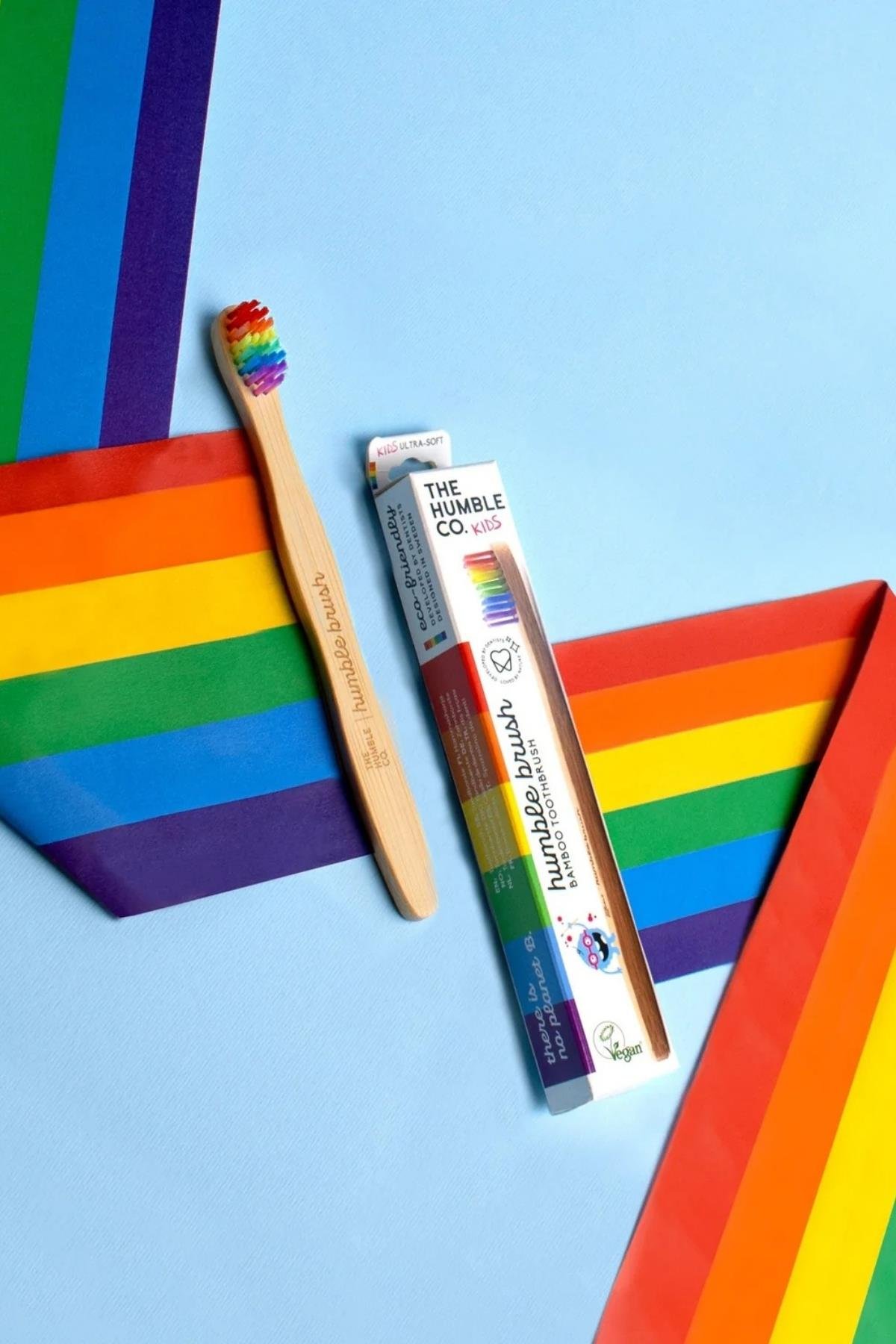 The Humble Co./ Humble Brush Rainbow - Kids Ultra Soft Çok Renkli