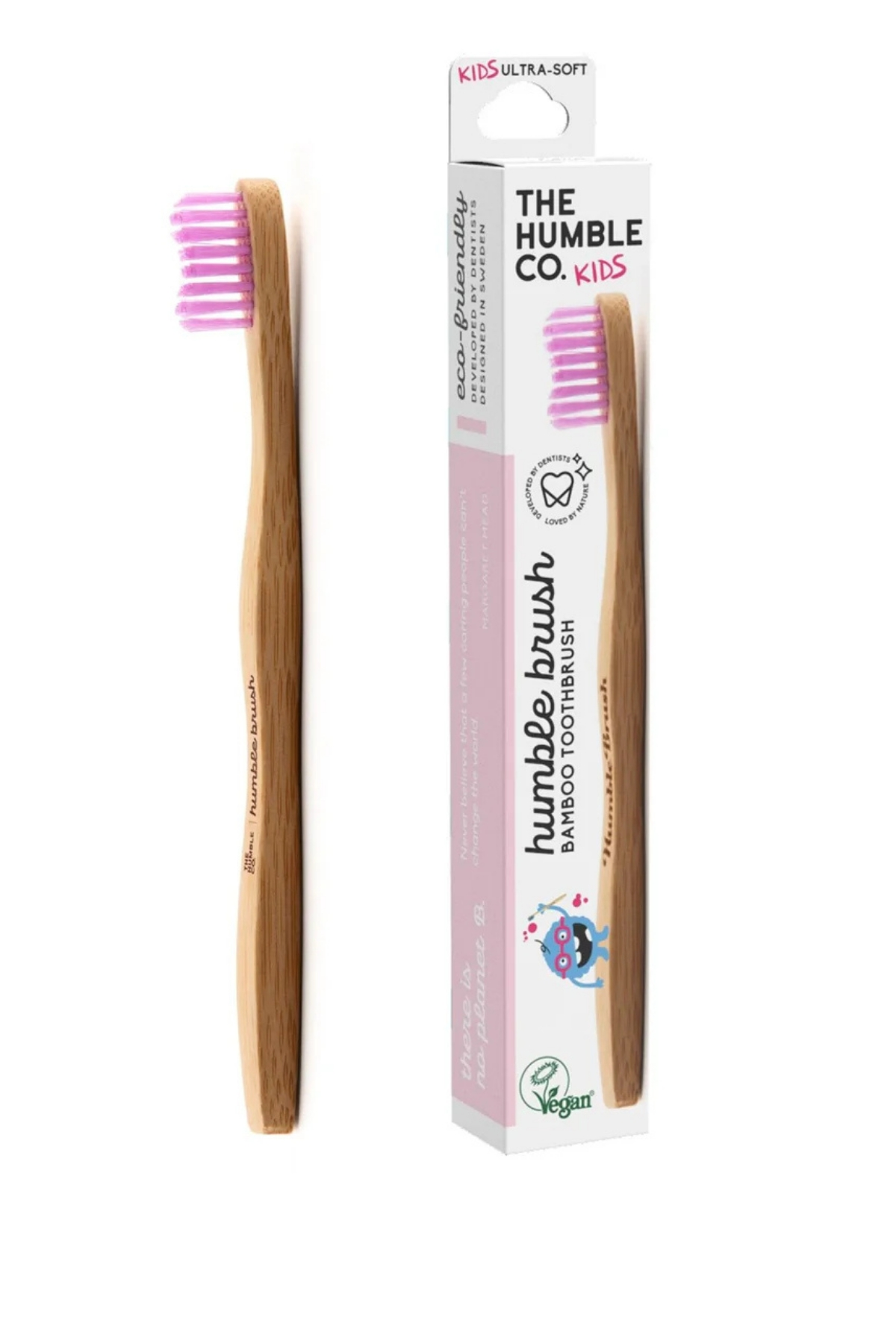 The Humble Co. / Humble Brush Kids Purple - Ultra Soft Lila