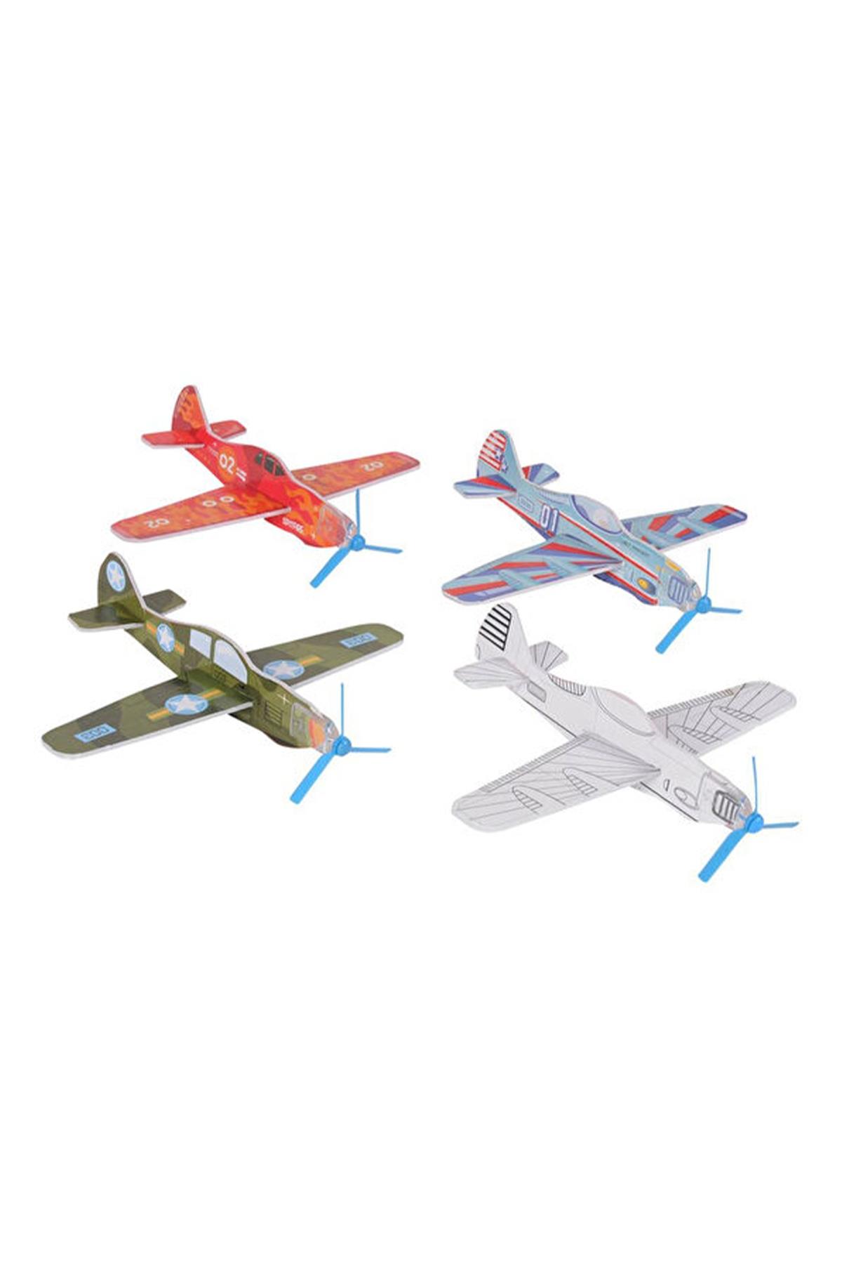 Tiger Tribe Kağıt Maket - Vintage Planes Çok Renkli