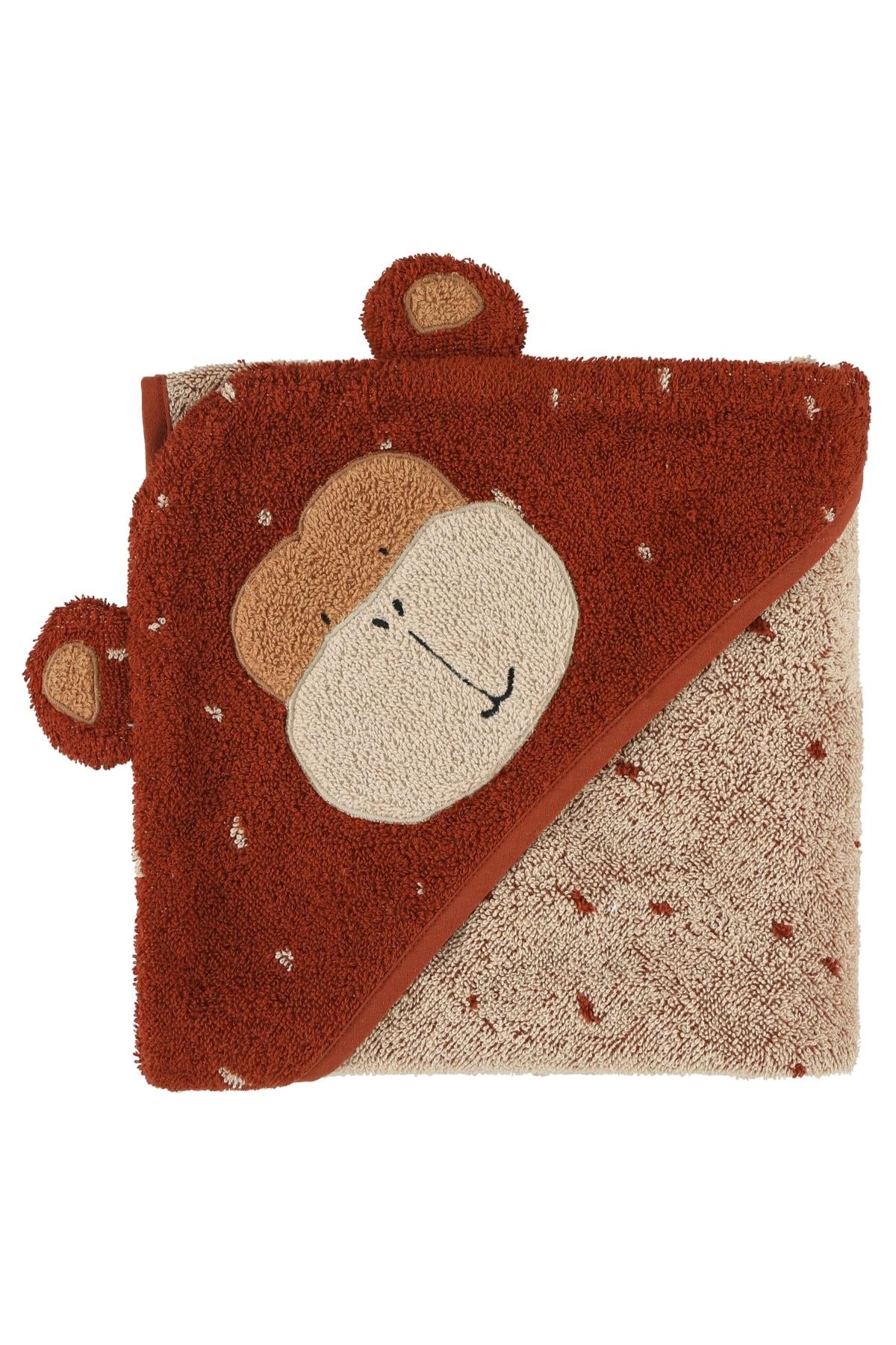 TRIXIE -  HOODED TOWEL MR. MONKEY