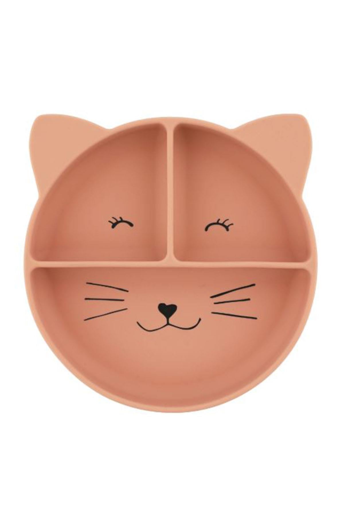 TRIXIE - SILICONE DIVIDED SUCTION PLATE MRS. CAT